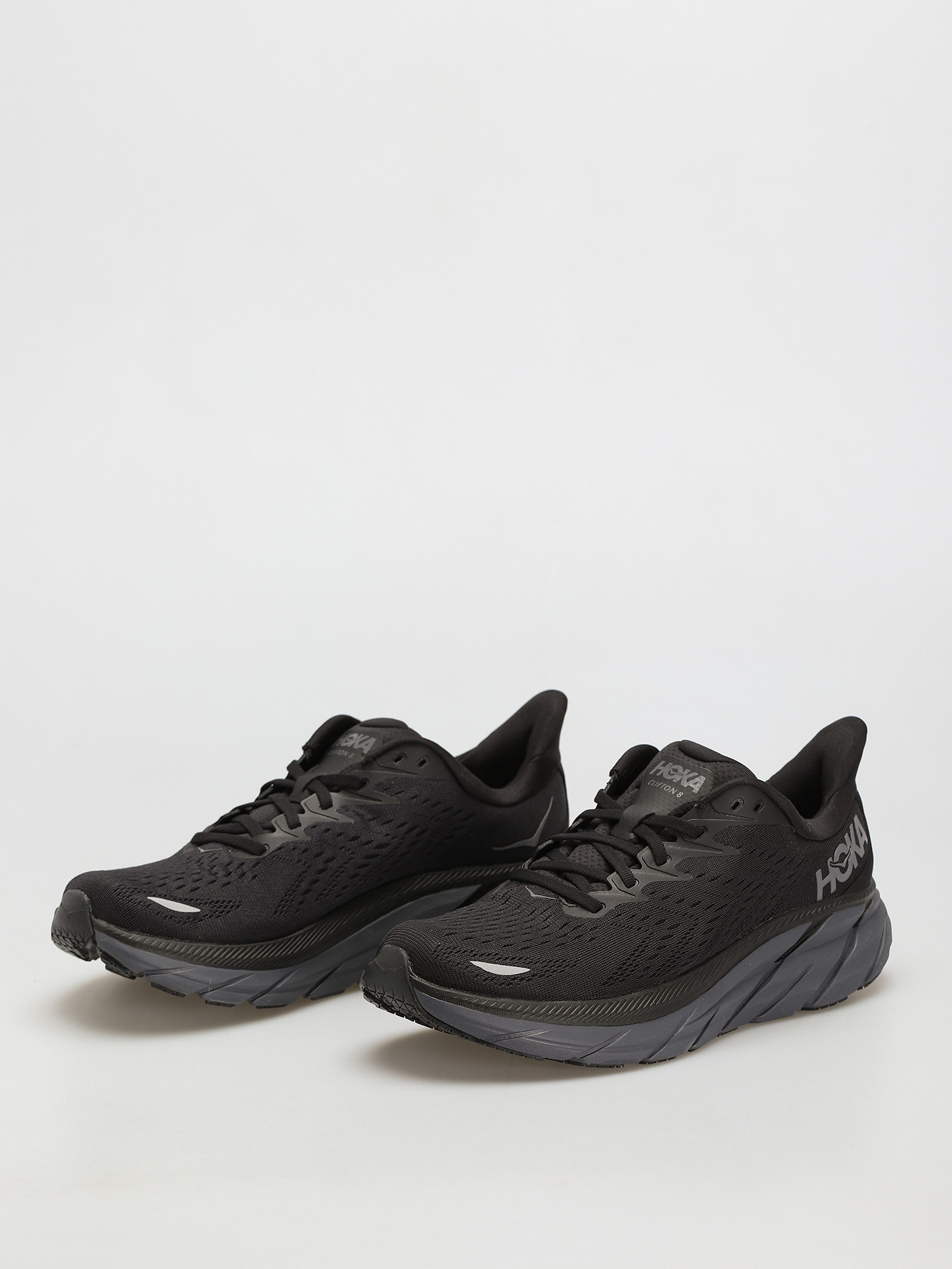 Hoka One One Clifton 8 Cipők (black/black)