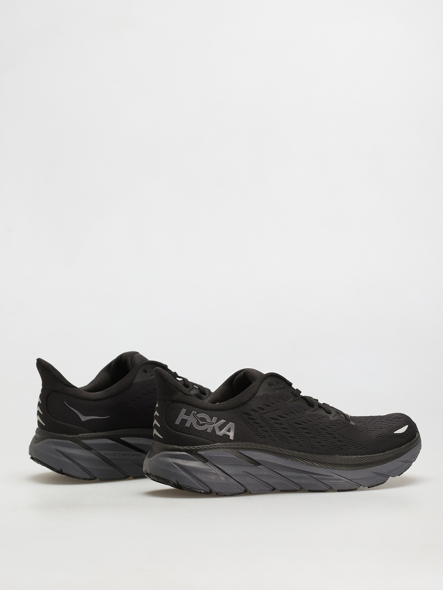 Hoka One One Clifton 8 Cipők (black/black)