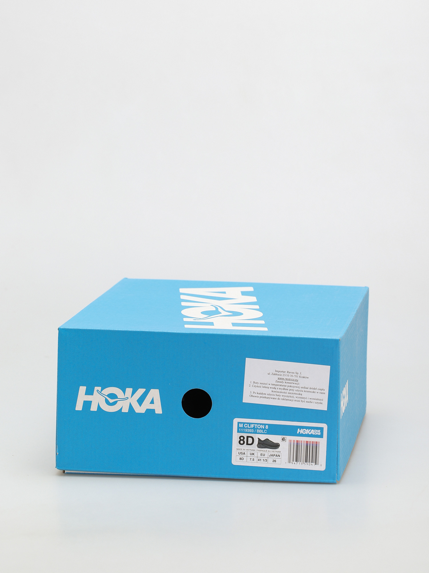 Hoka One One Clifton 8 Cipők (black/black)