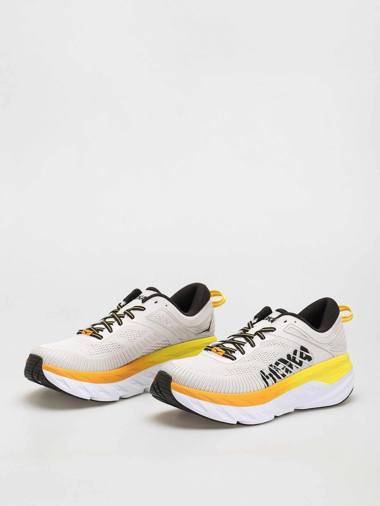Hoka One One Bondi 7 Cipők (nimbus cloud/radiant yellow)
