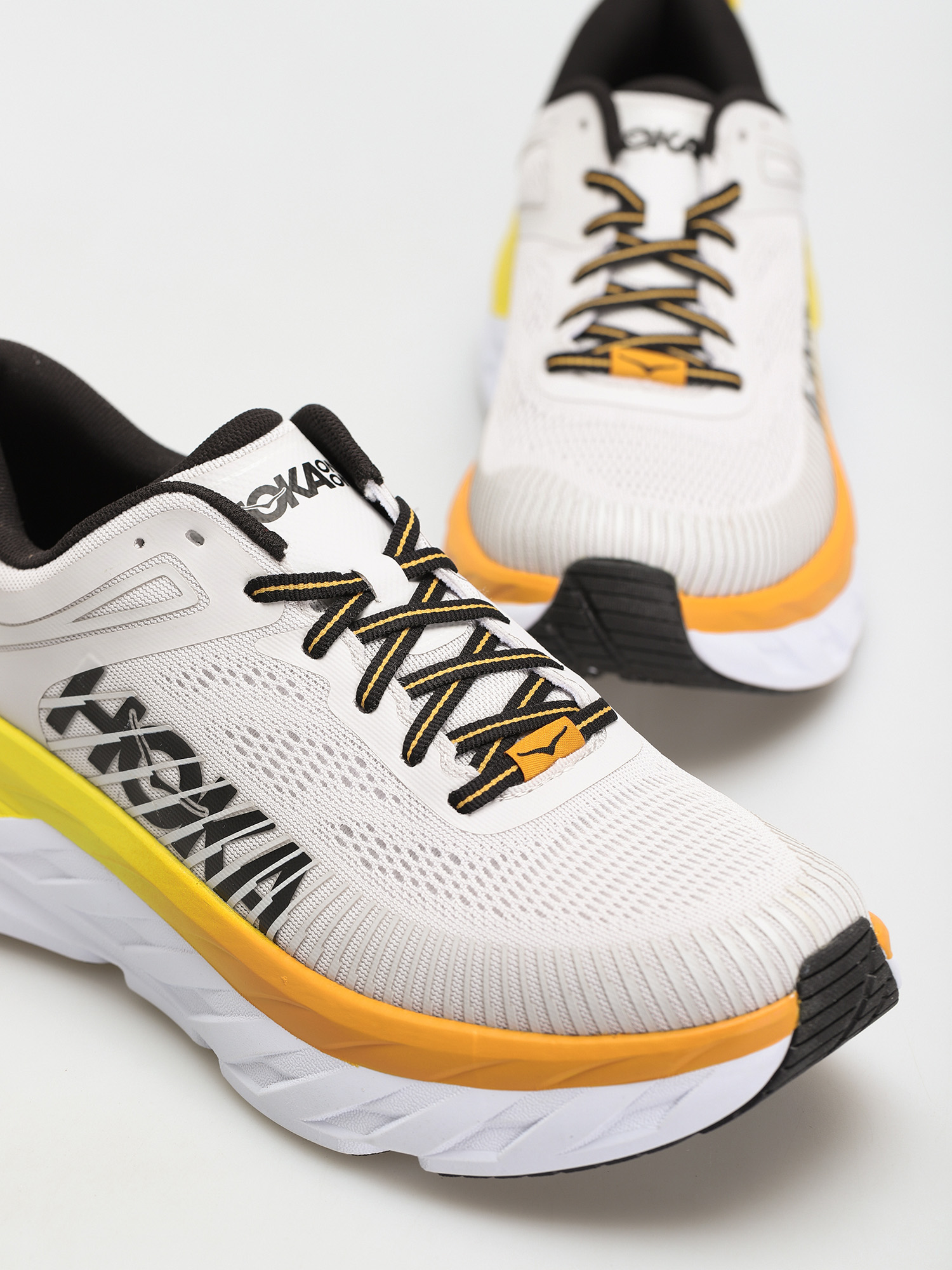 Hoka One One Bondi 7 Cipők (nimbus cloud/radiant yellow)