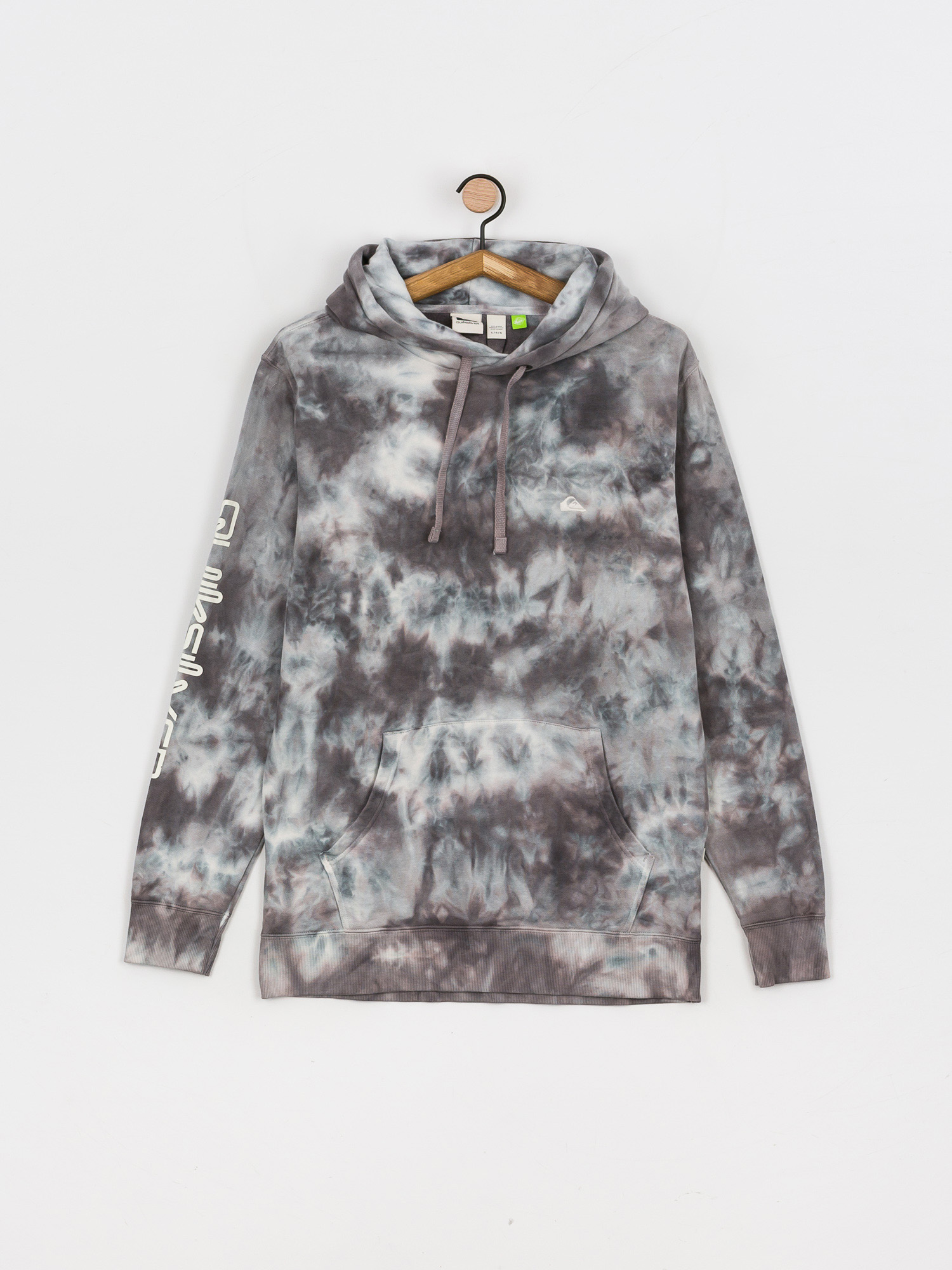 Quiksilver Natural Cloudy HD Kapucnis pulóver (iron gate cloudy tie dye)