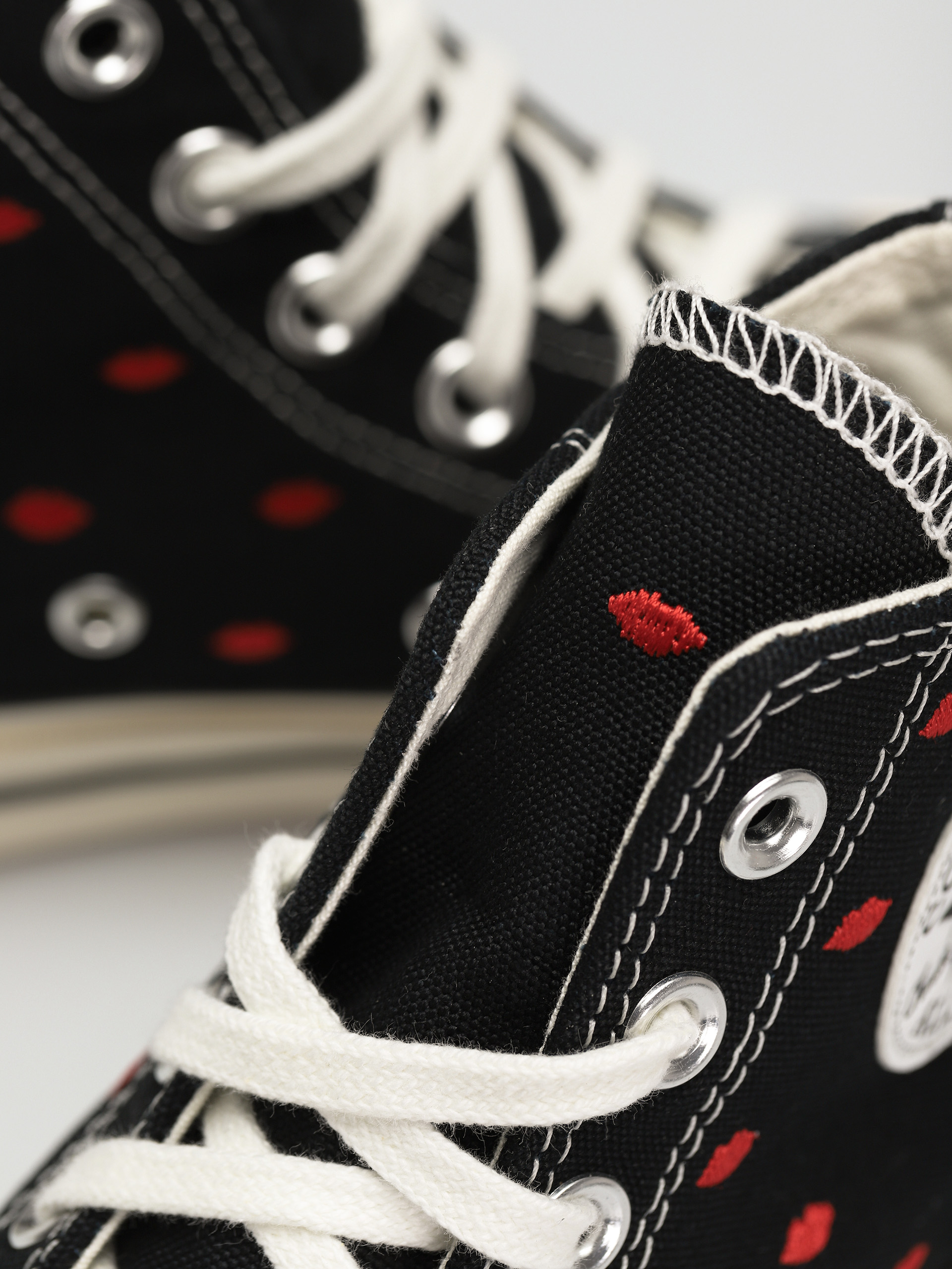 Converse Chuck 70 Hi Tornacipők (black/university red/egret)