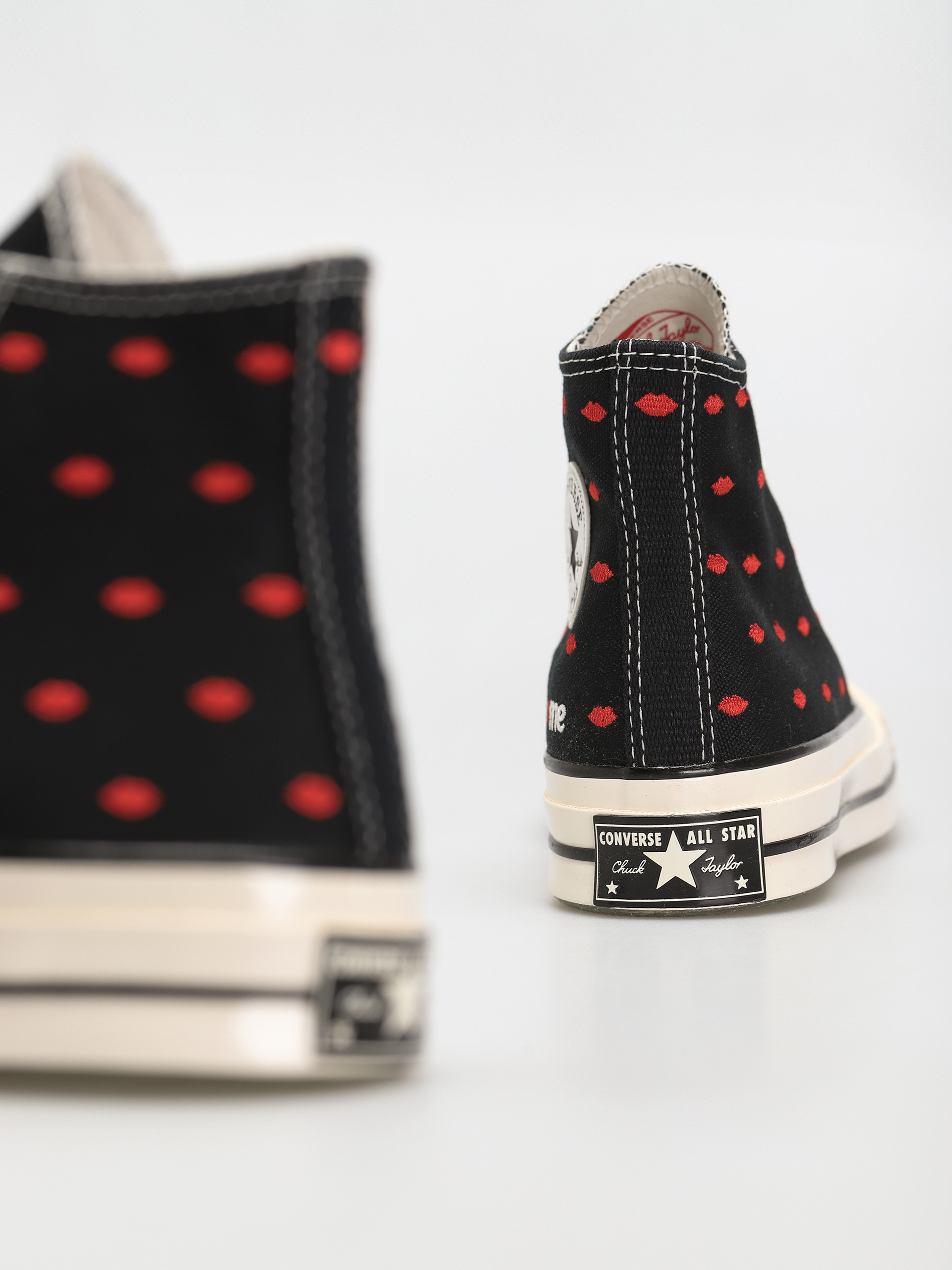 Converse Chuck 70 Hi Tornacipők (black/university red/egret)