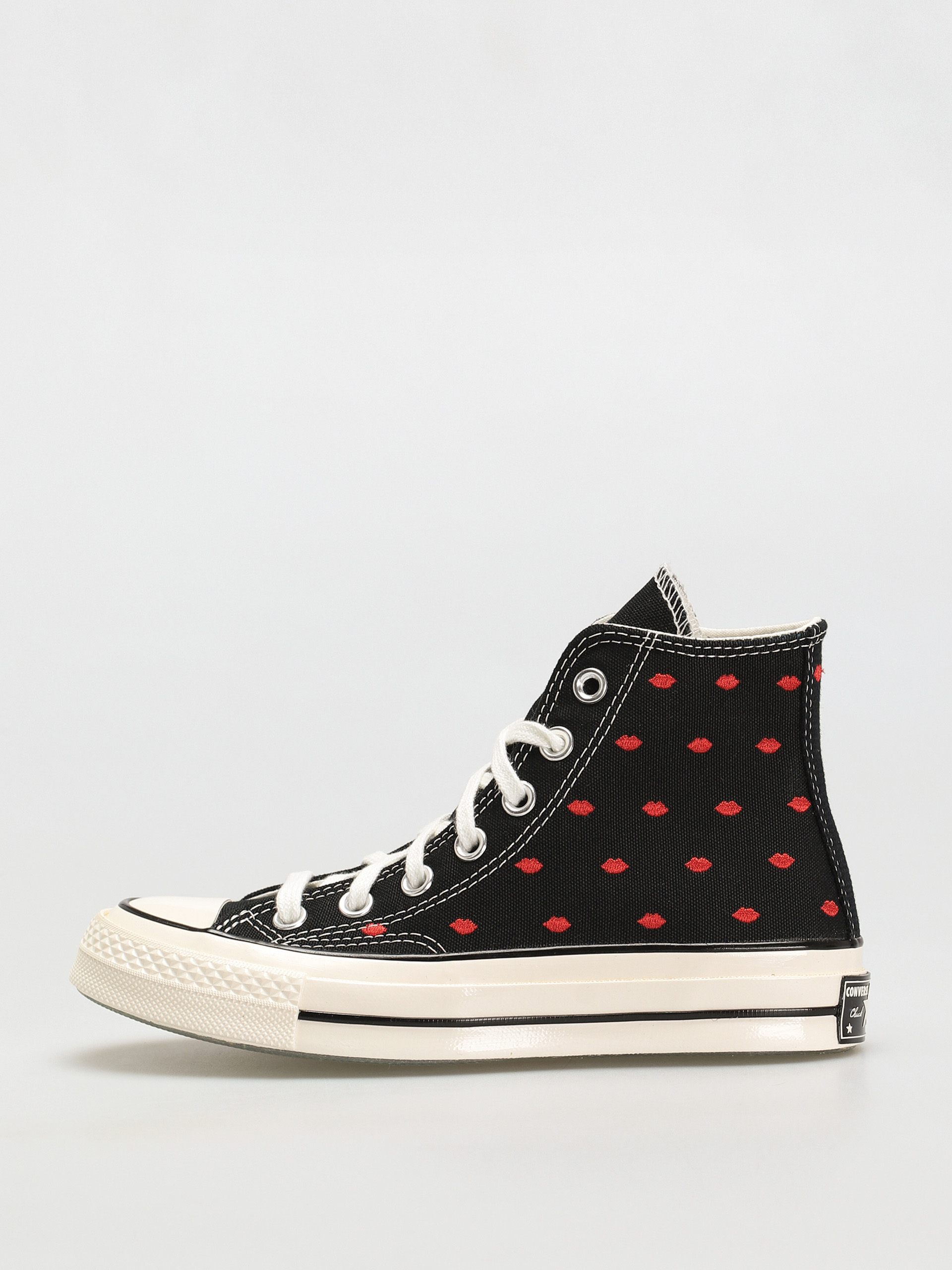 Converse Chuck 70 Hi Tornacipők (black/university red/egret)