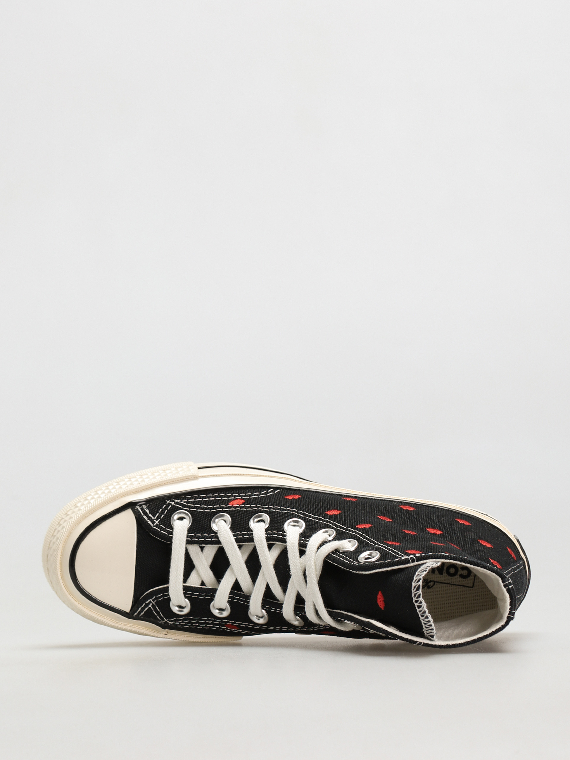 Converse Chuck 70 Hi Tornacipők (black/university red/egret)