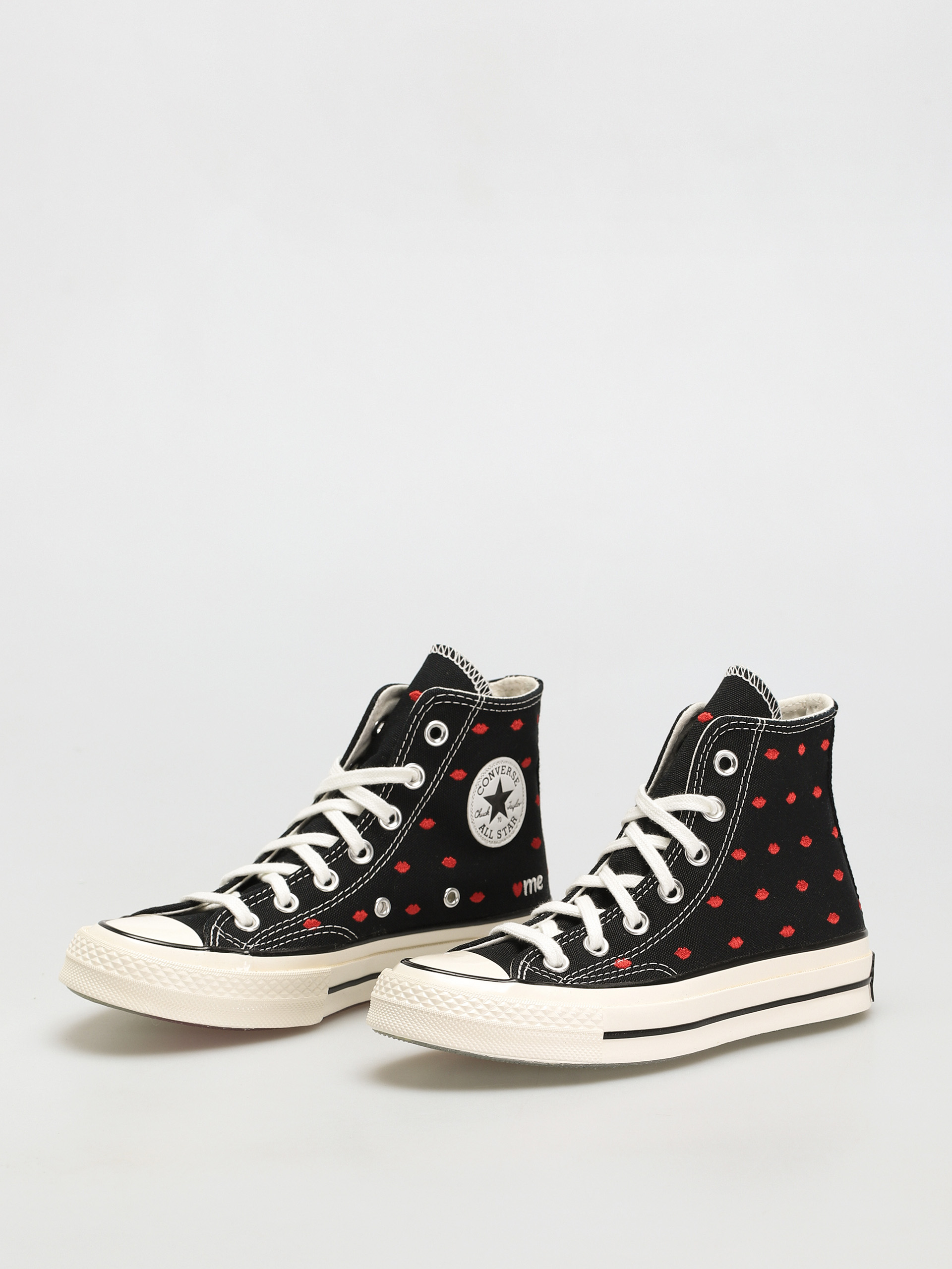 Converse Chuck 70 Hi Tornacipők (black/university red/egret)