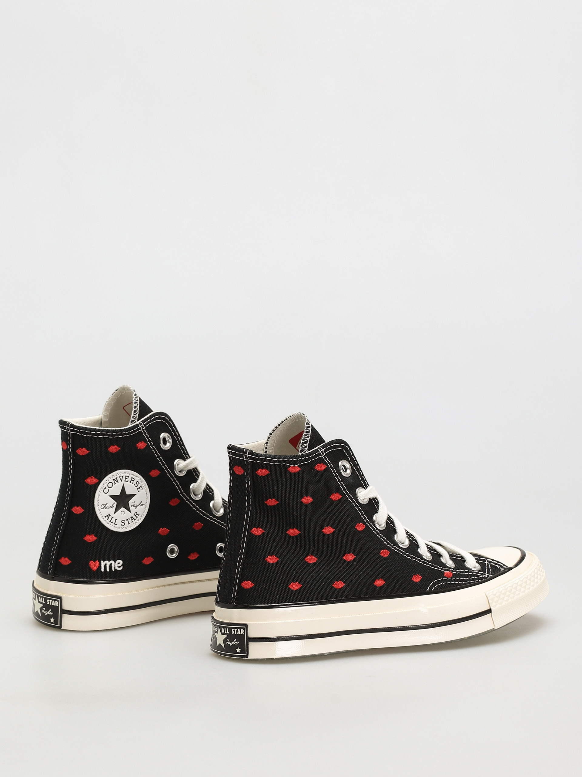 Converse Chuck 70 Hi Tornacipők (black/university red/egret)