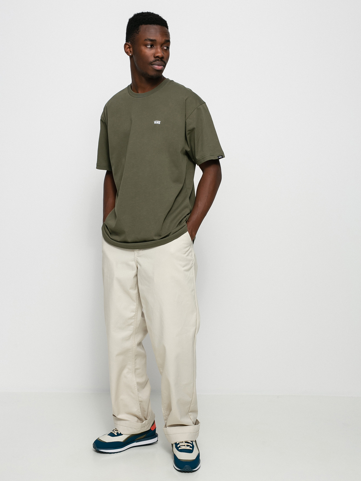 Vans Left Chest Logo Póló (grape leaf)