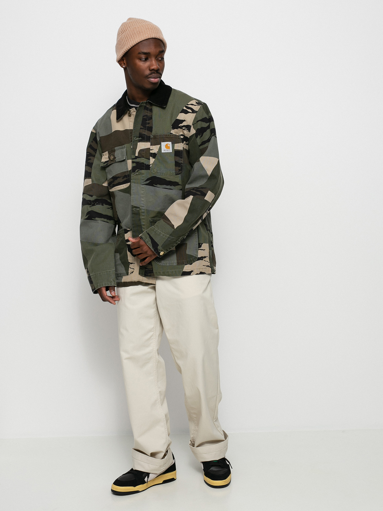 Carhartt WIP Michigan Coat Dzseki (camo mend/black)