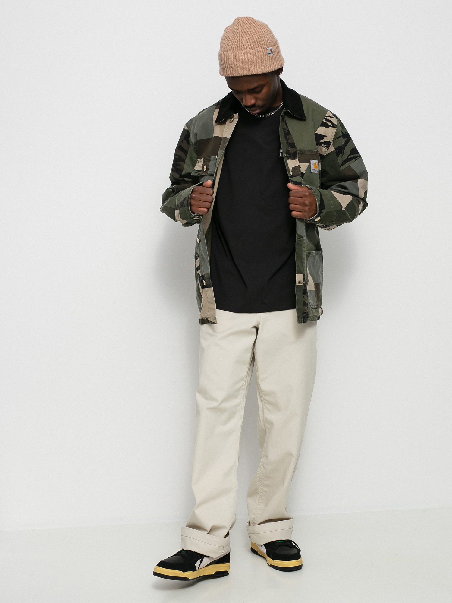 Carhartt WIP Michigan Coat Dzseki (camo mend/black)