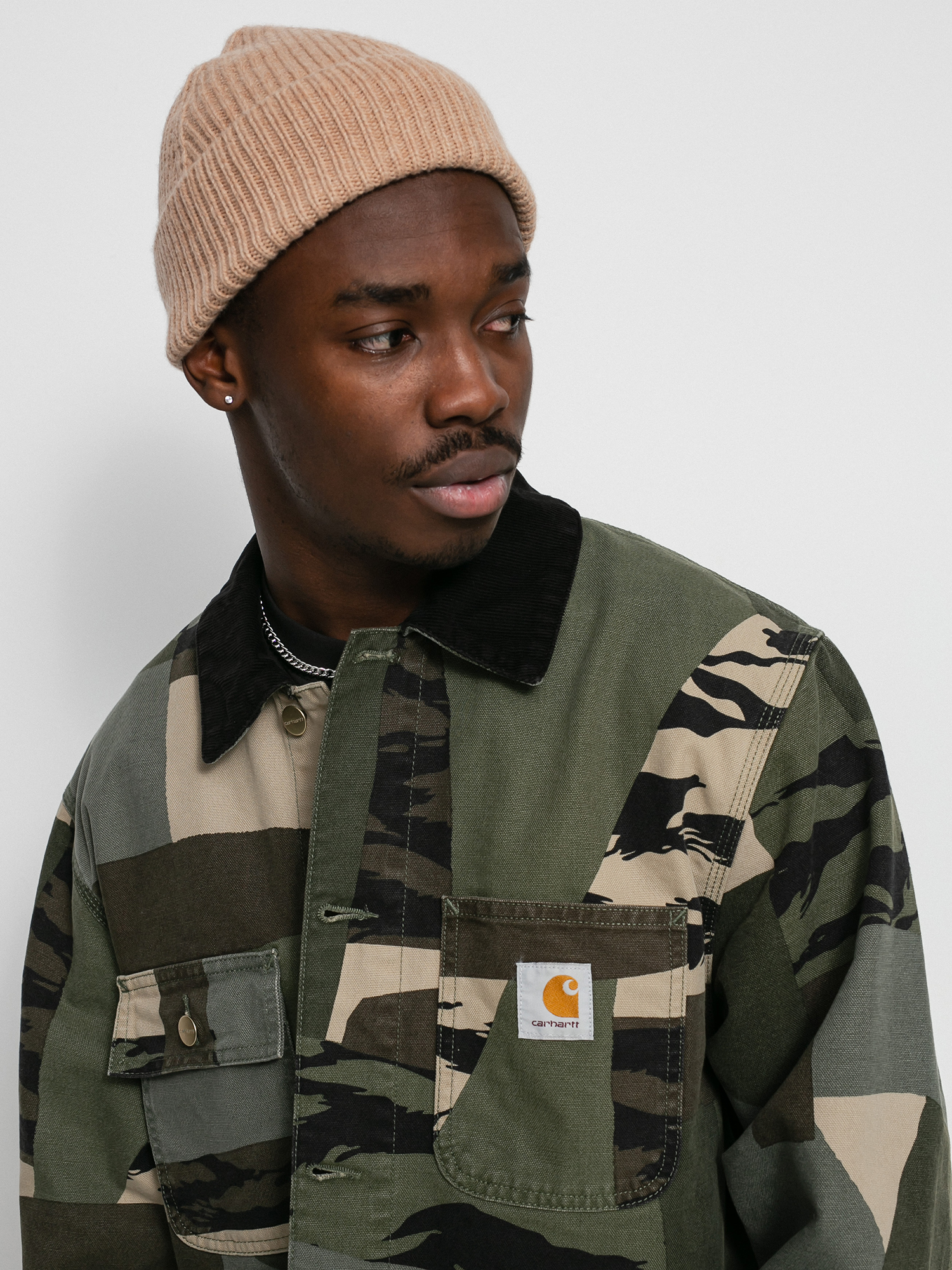 Carhartt WIP Michigan Coat Dzseki (camo mend/black)