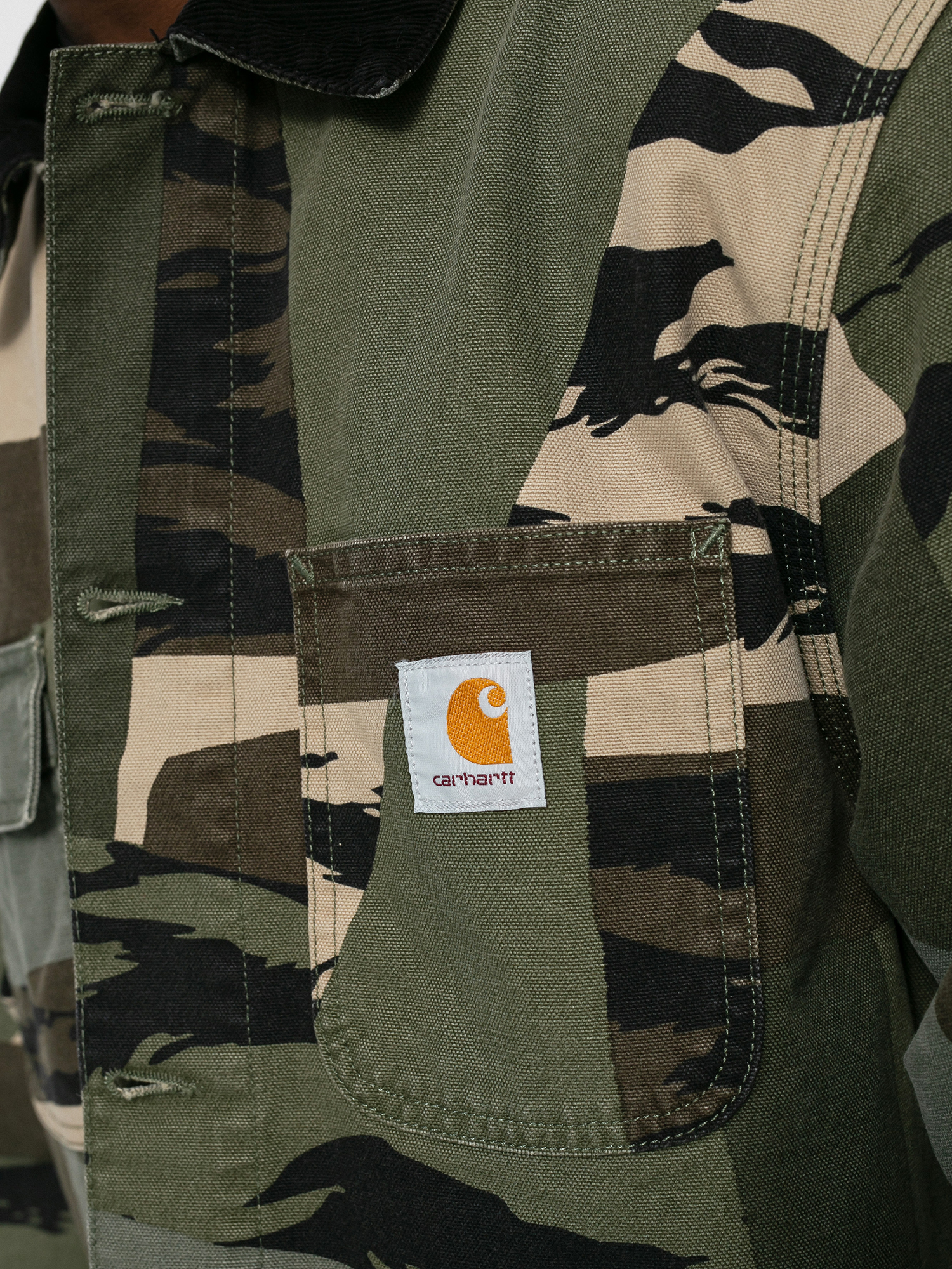 Carhartt WIP Michigan Coat Dzseki (camo mend/black)