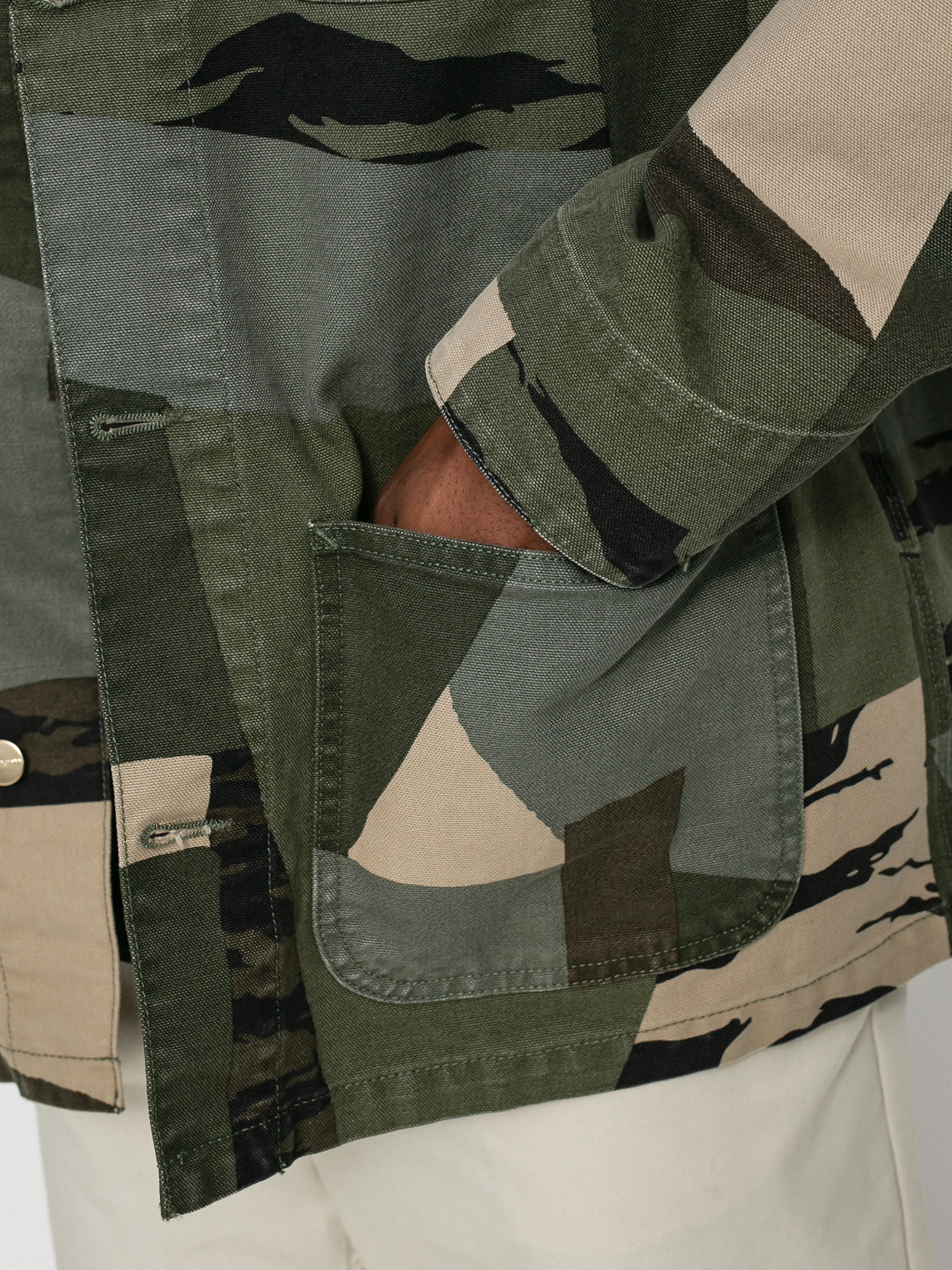 Carhartt WIP Michigan Coat Dzseki (camo mend/black)