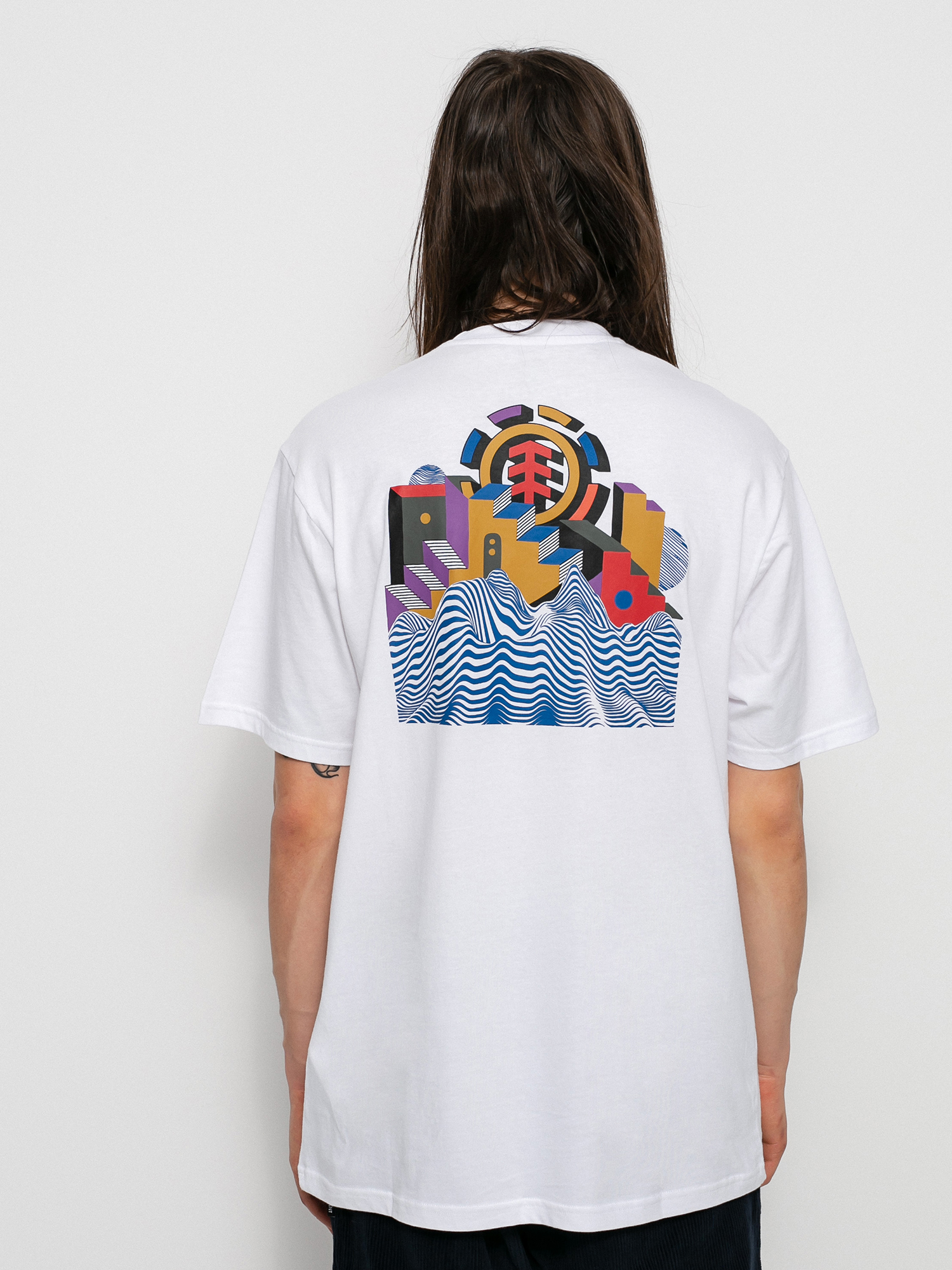 Element Gypsum póló (optic white)