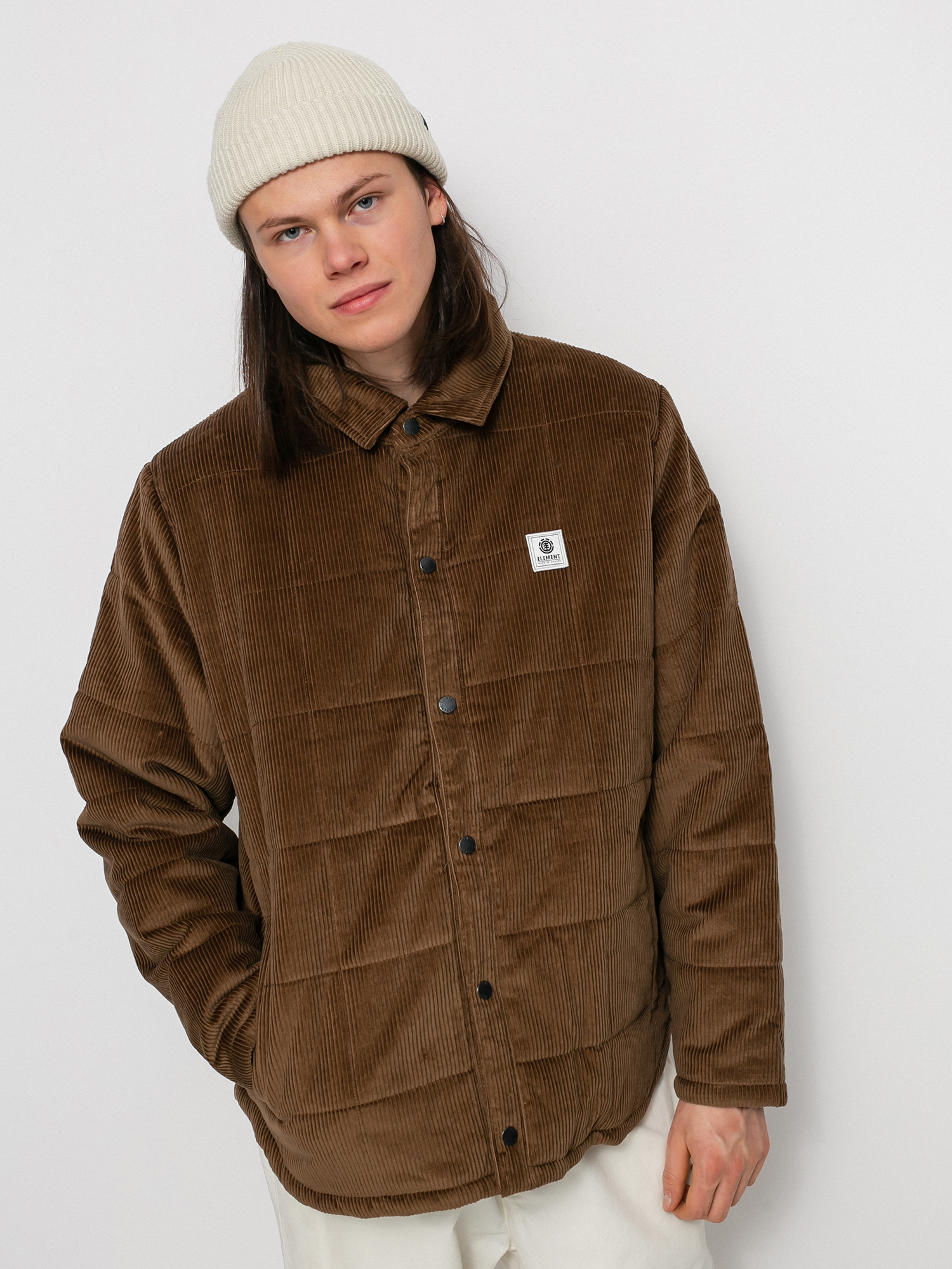 Element Lodge Cord Shirt Dzseki (teak)