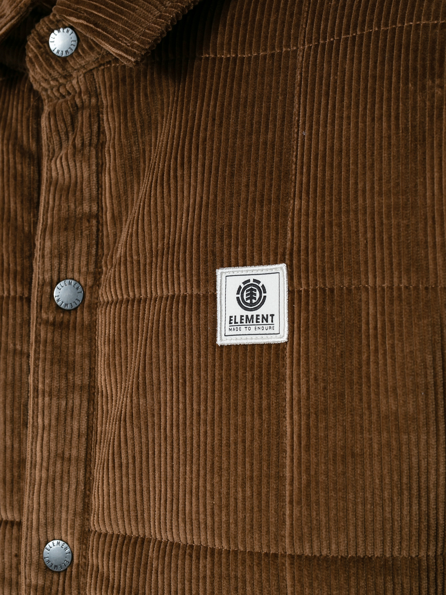 Element Lodge Cord Shirt Dzseki (teak)
