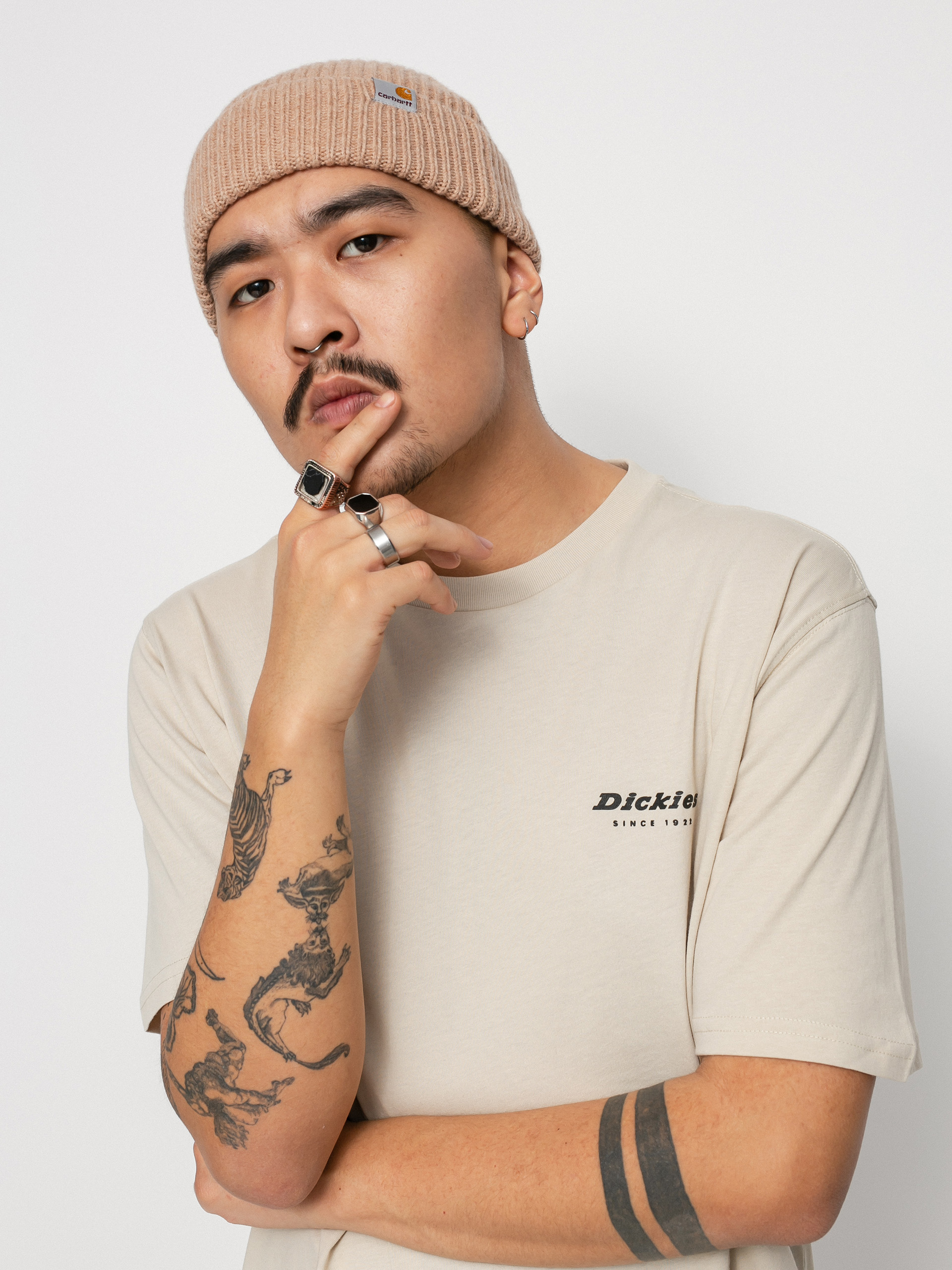 Dickies Artondale Box póló (cement)