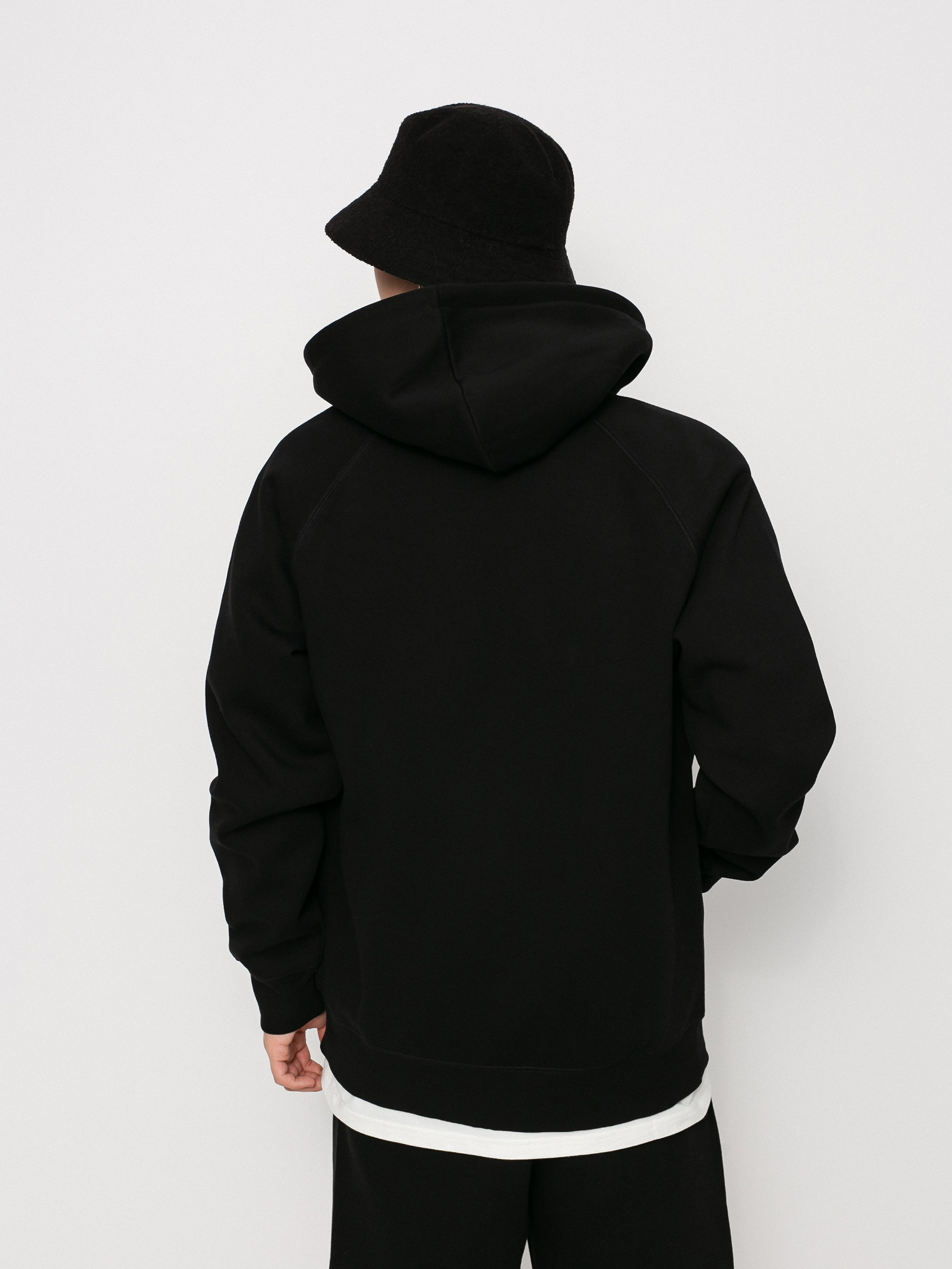 Carhartt WIP Hooded Chase Jacket Kapucnis pulóver (black/gold)