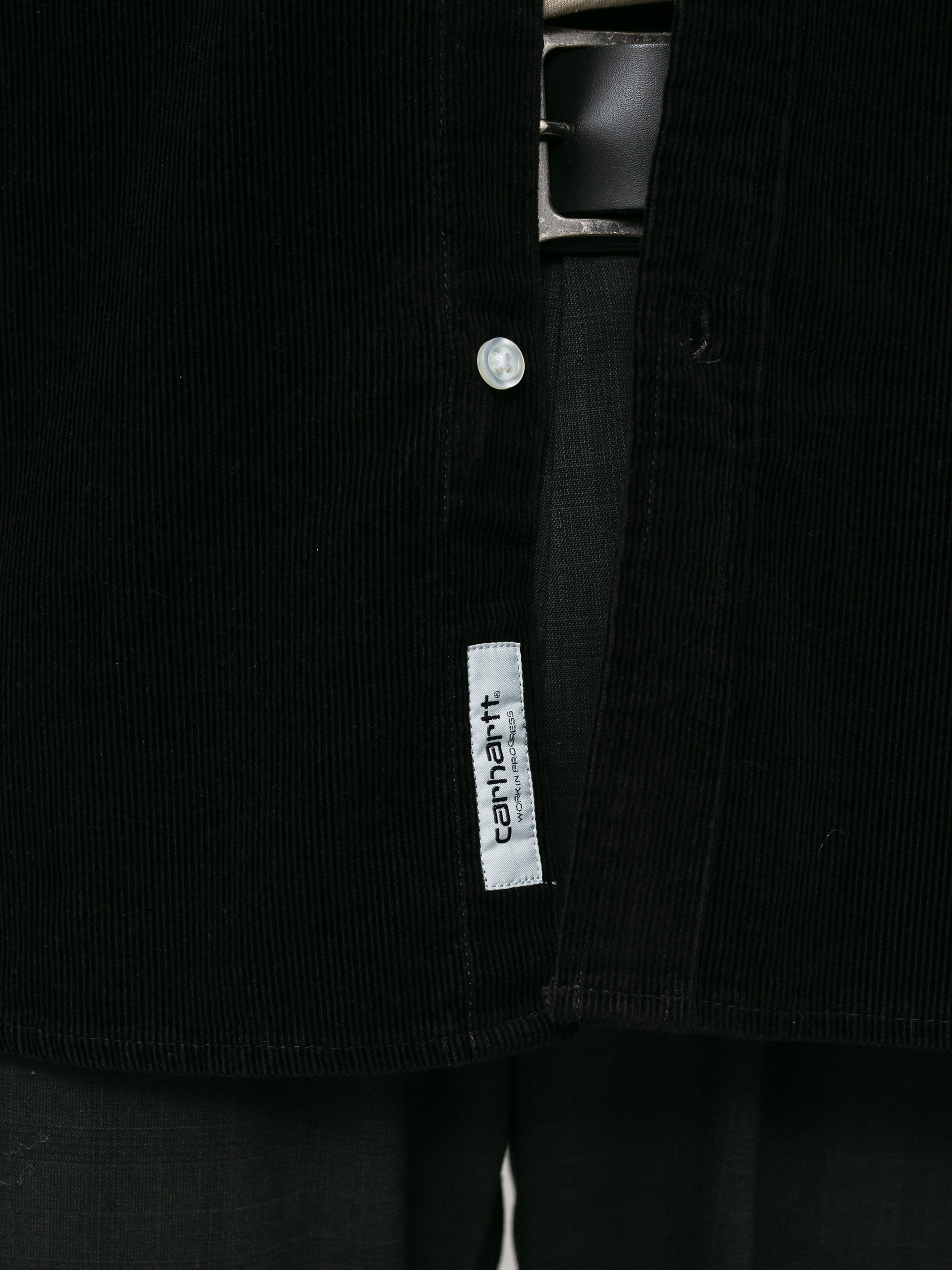 Carhartt WIP Madison Fine Cord Ing (black/white)