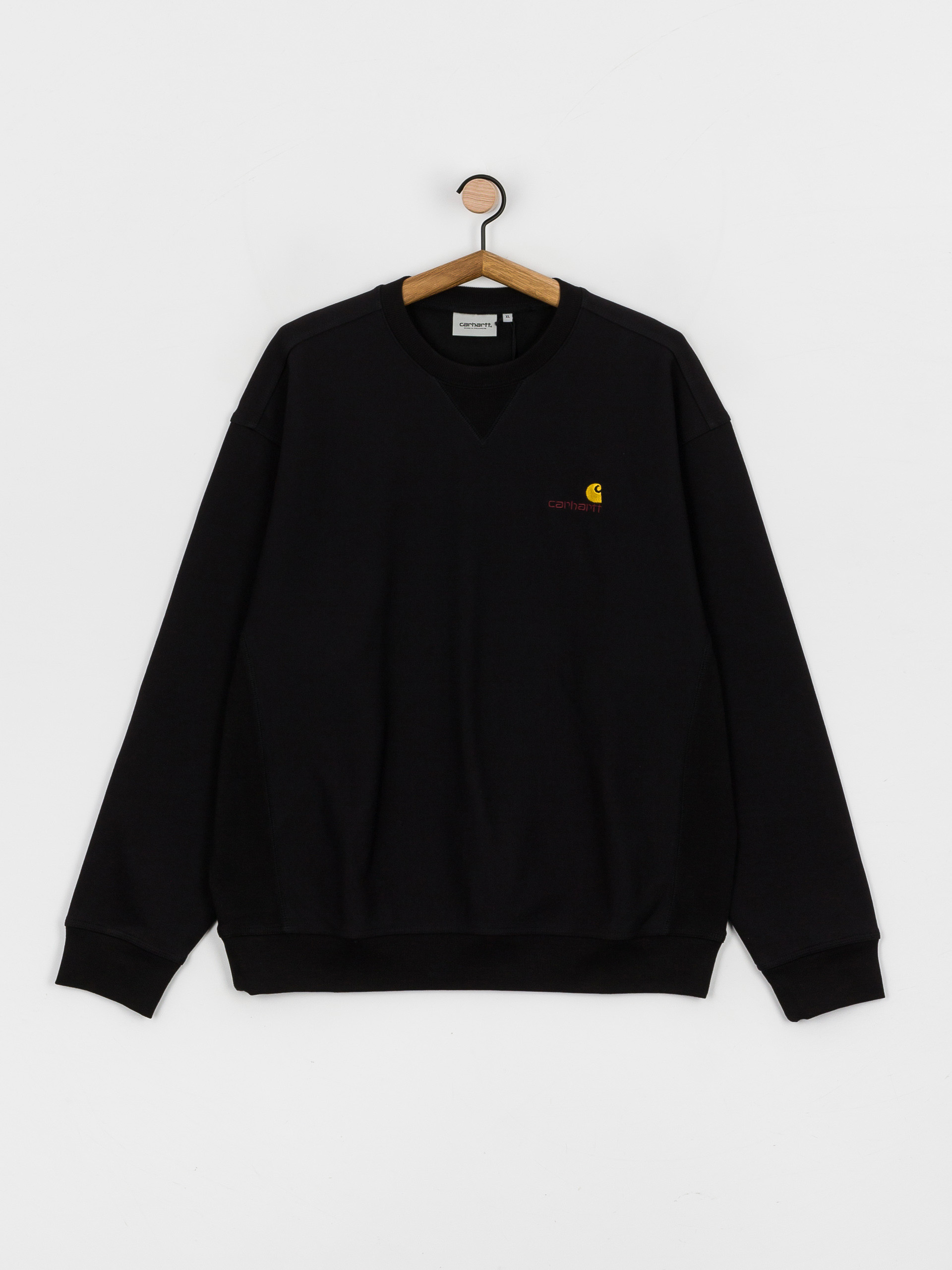 Carhartt WIP American Script Pulu00f3ver (black)