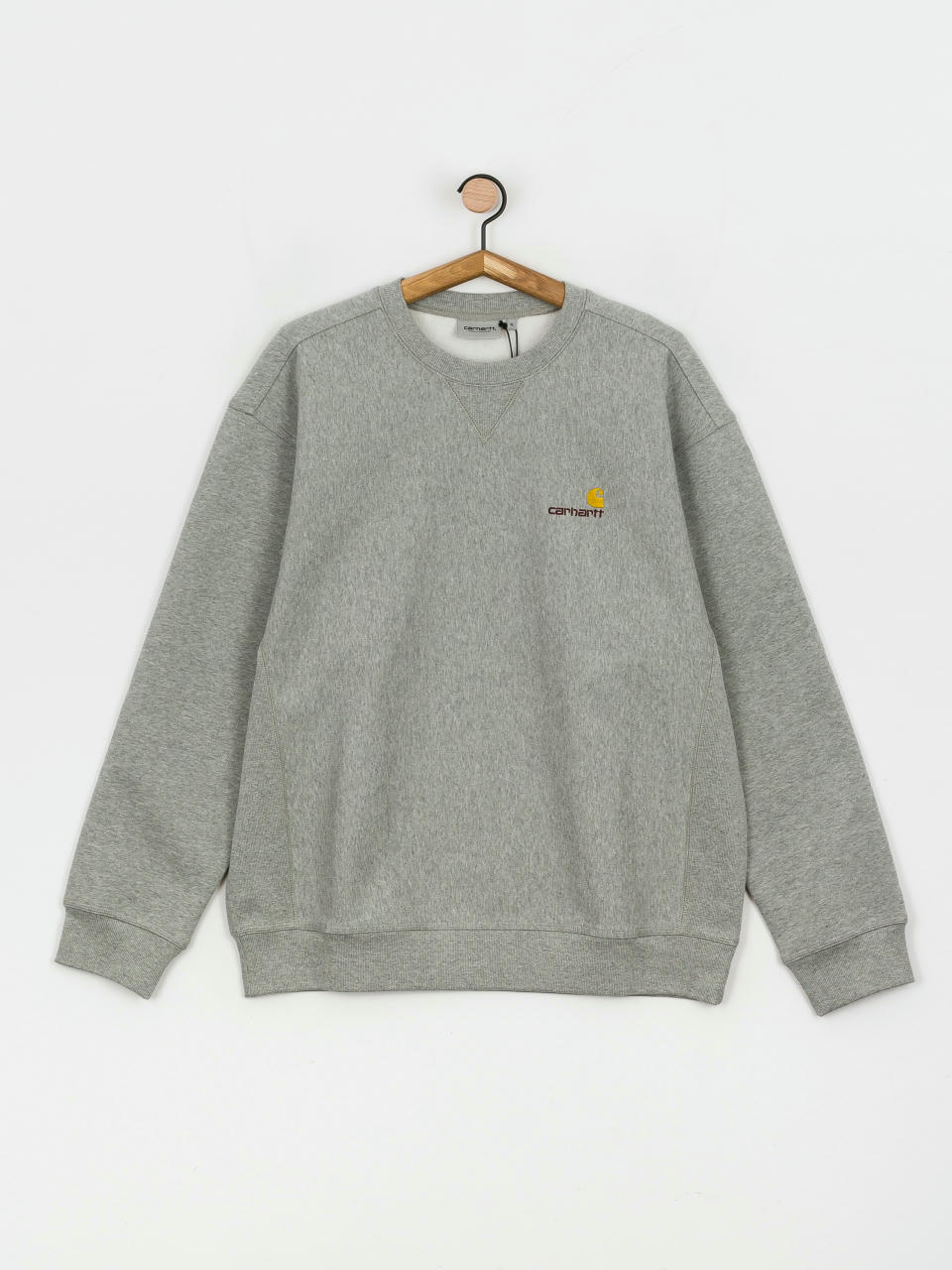 Carhartt WIP American Script Pulóver (grey heather)