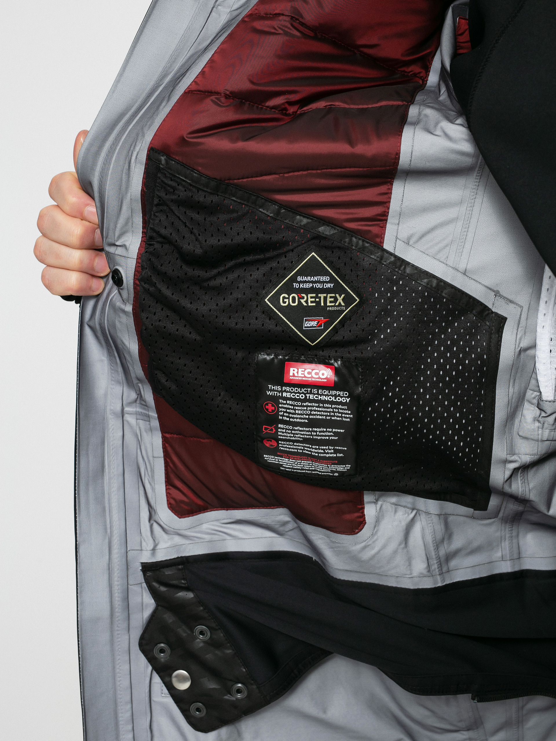 Férfi Volcom Tds Inf Gore Tex Snowboard dzseki (black)