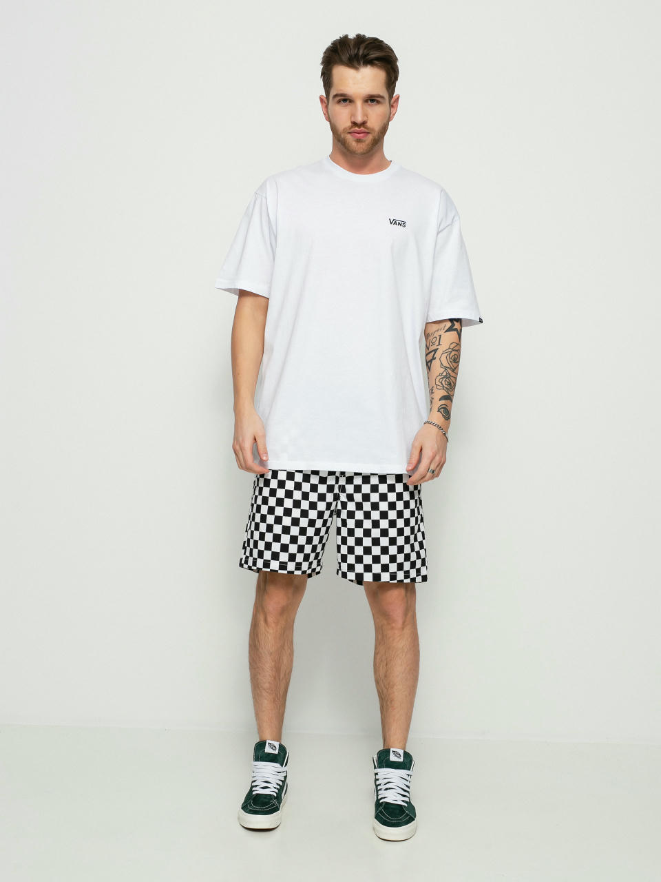 Vans Range Relaxed Elastic Rövidnadrág (checkerboard)