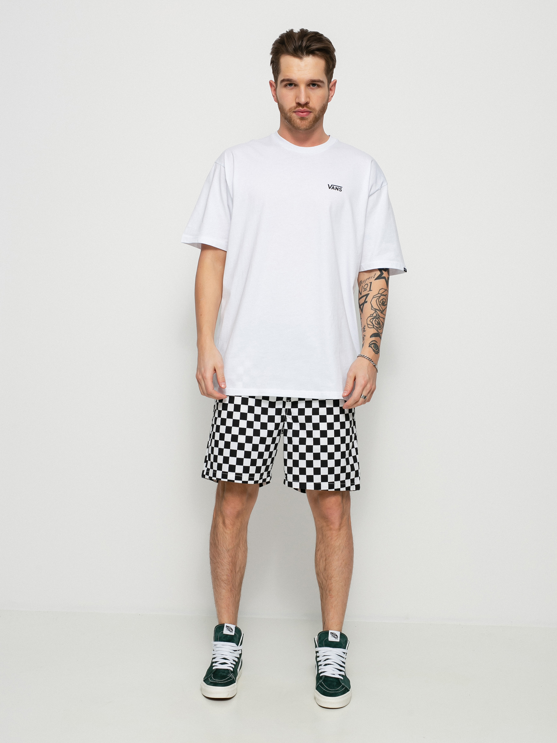 Vans Range Relaxed Elastic Ru00f6vidnadru00e1g (checkerboard)