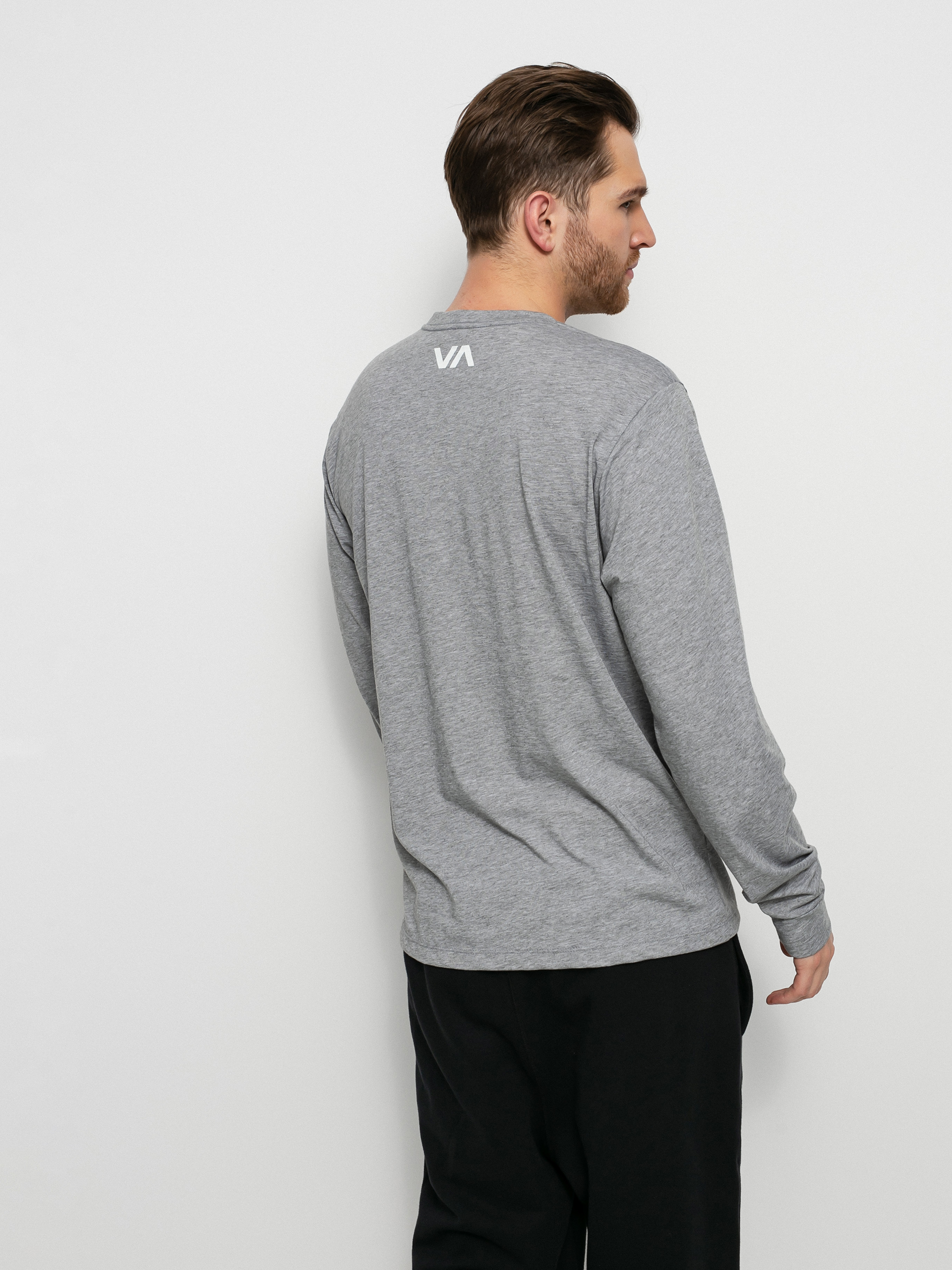 RVCA Icon Hosszú ujjú felső (heather grey)