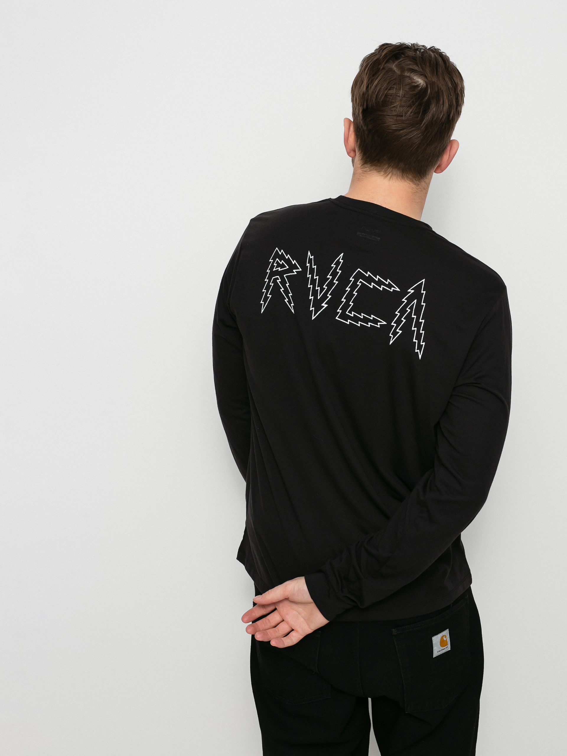 RVCA Leines Banner Hosszú ujjú felső (black)