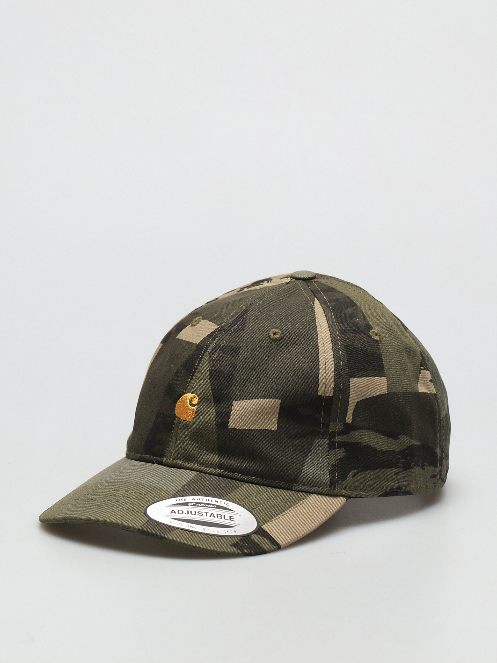 Carhartt WIP Madison Logo Baseball sapka (camo mend/popsicle)