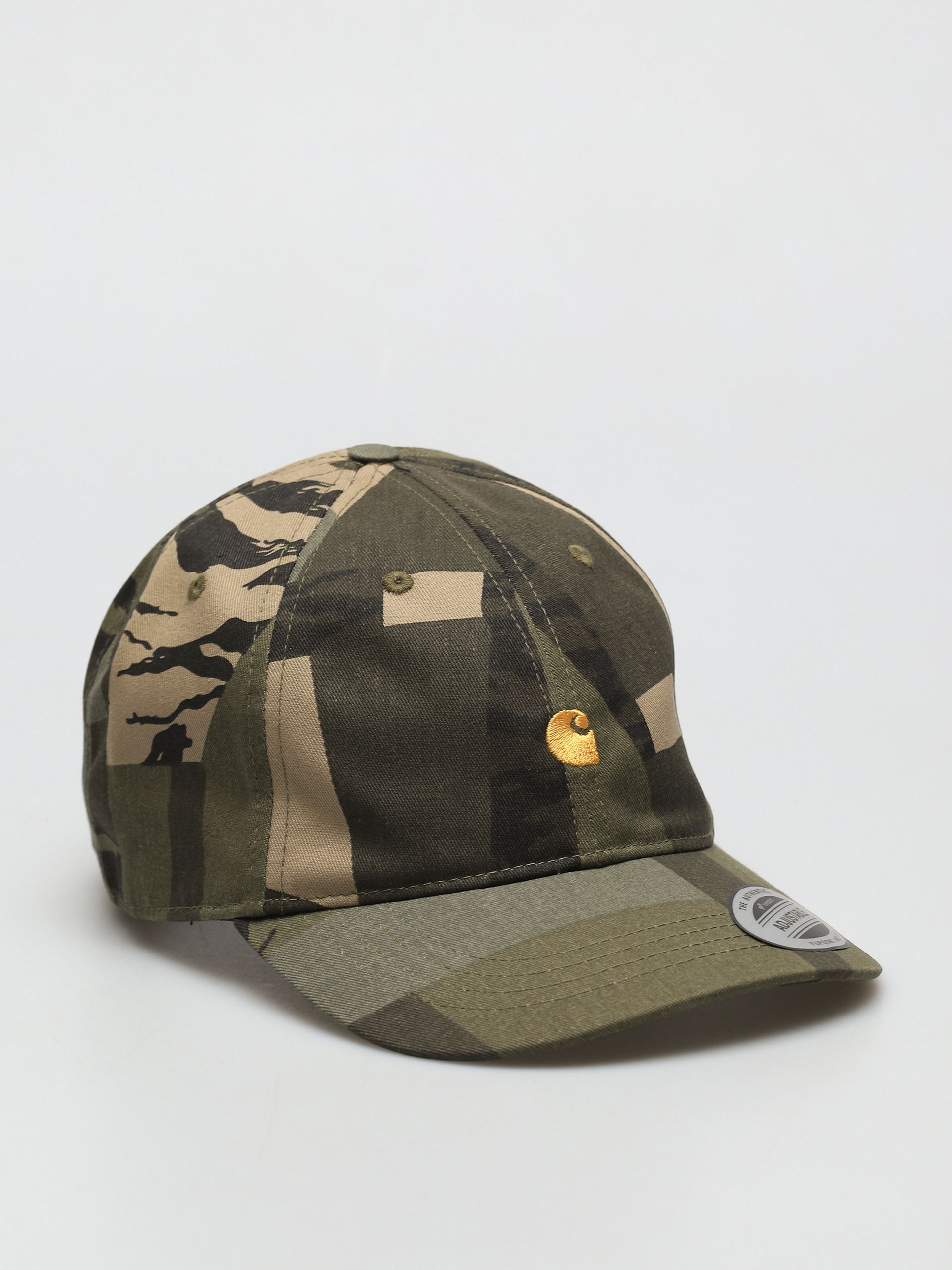 Carhartt WIP Madison Logo Baseball sapka (camo mend/popsicle)
