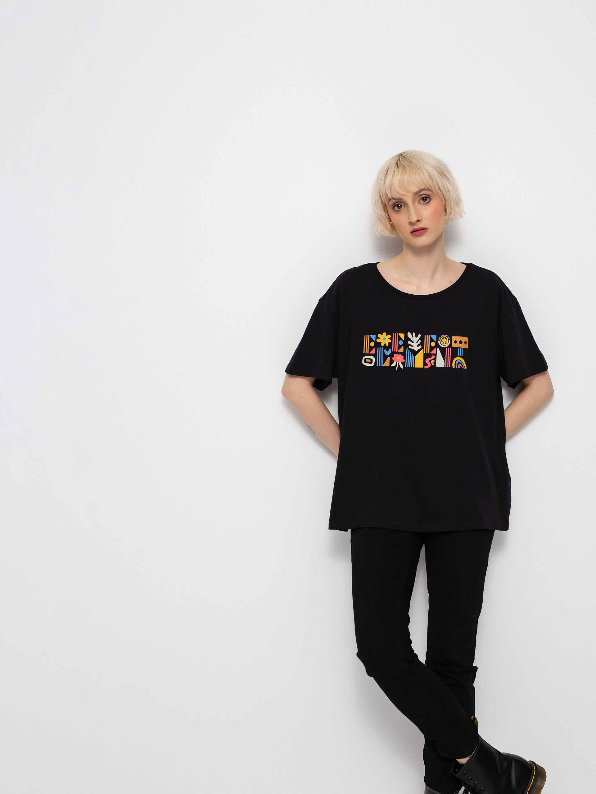 Element Bello póló Wmn (flint black)