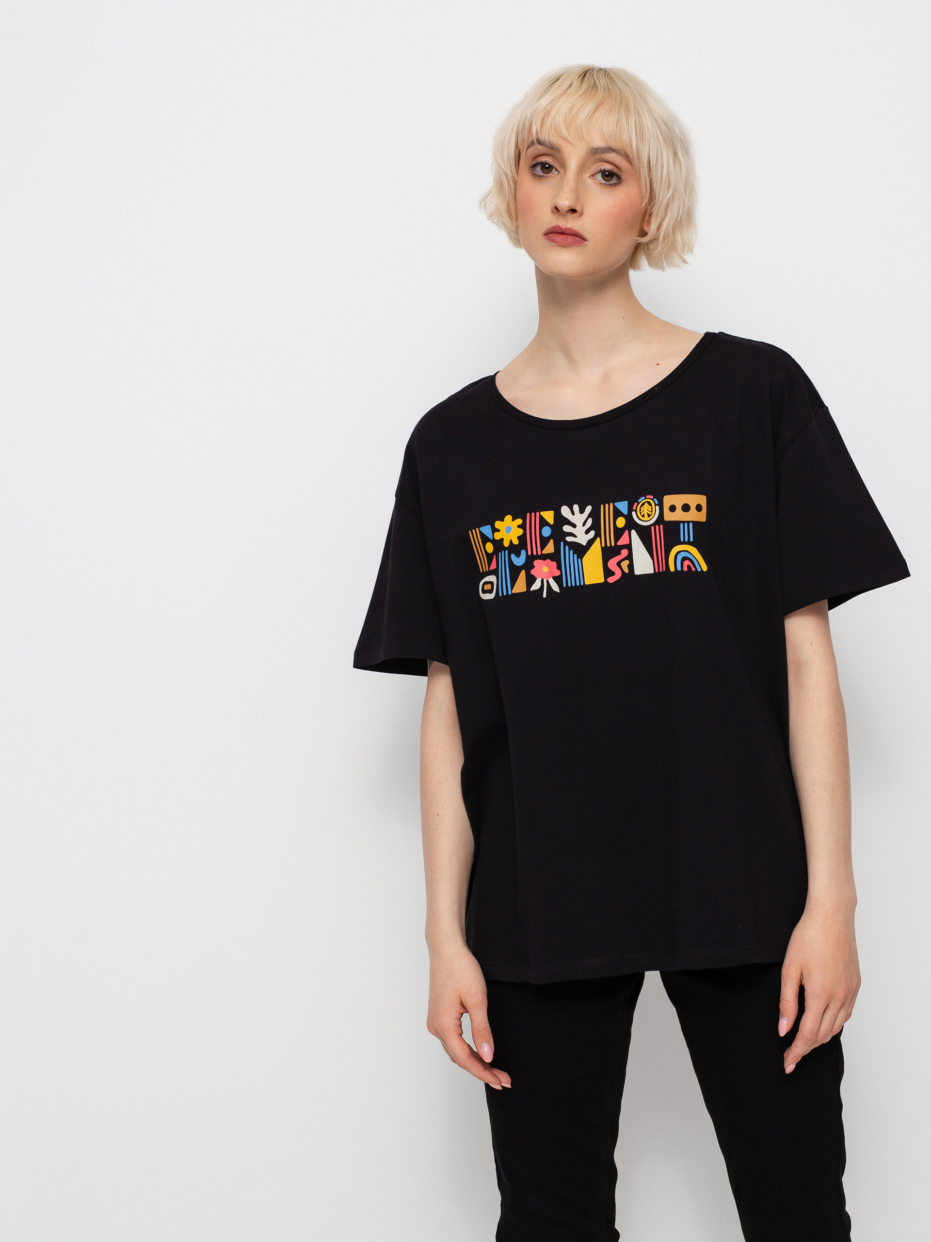 Element Bello póló Wmn (flint black)