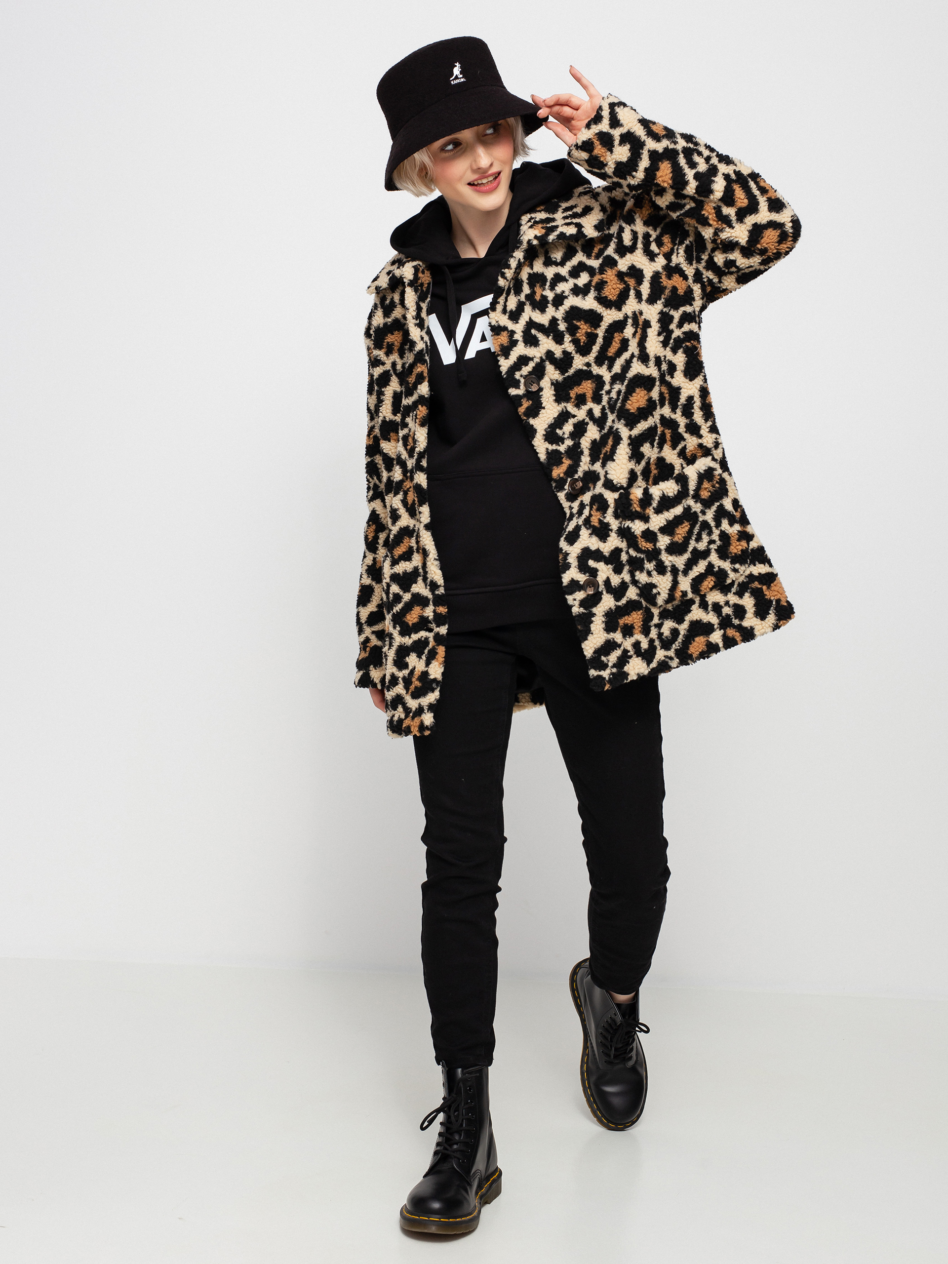 Brixton Bern Coat Dzseki Wmn (leopard)