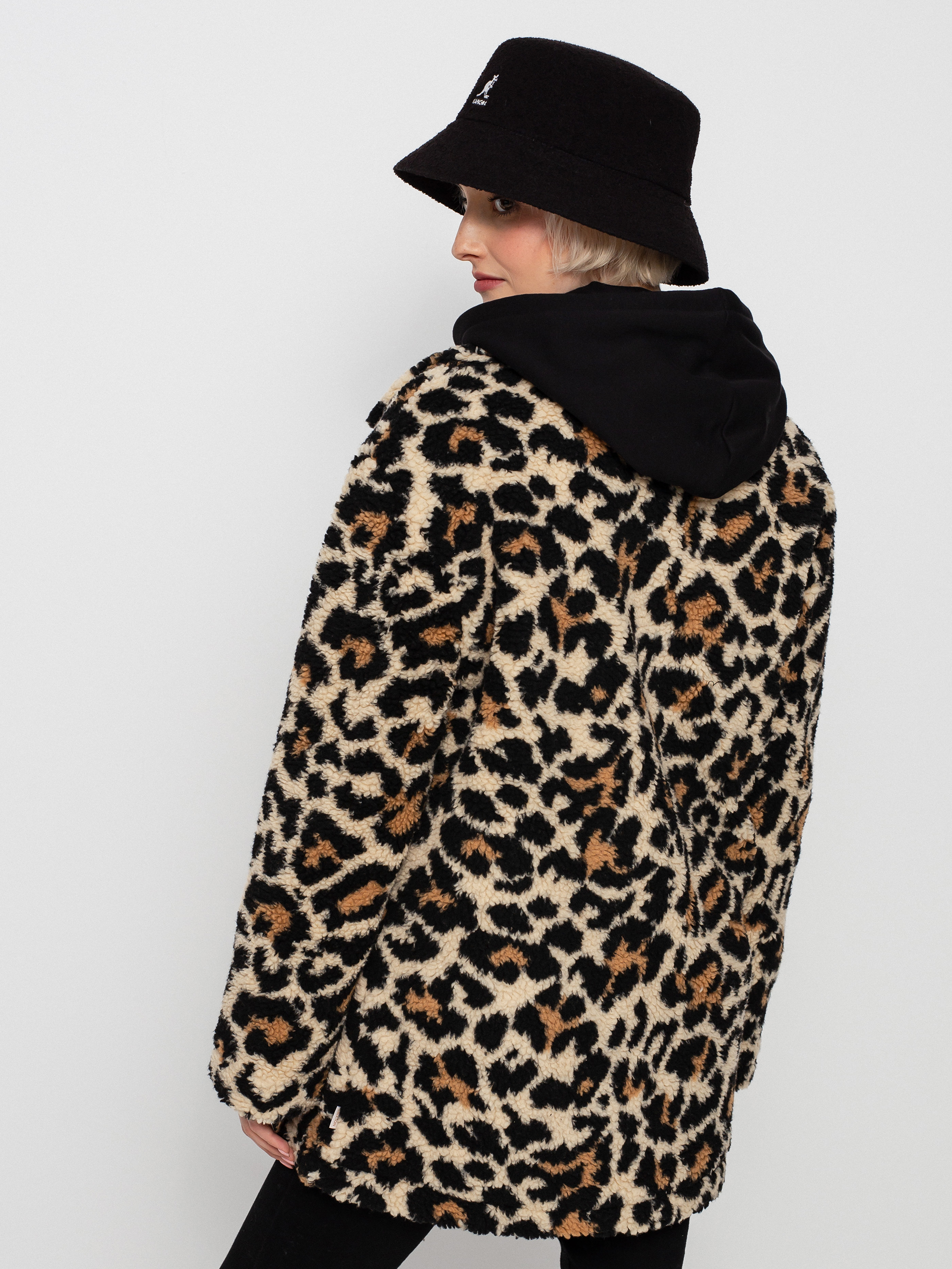 Brixton Bern Coat Dzseki Wmn (leopard)