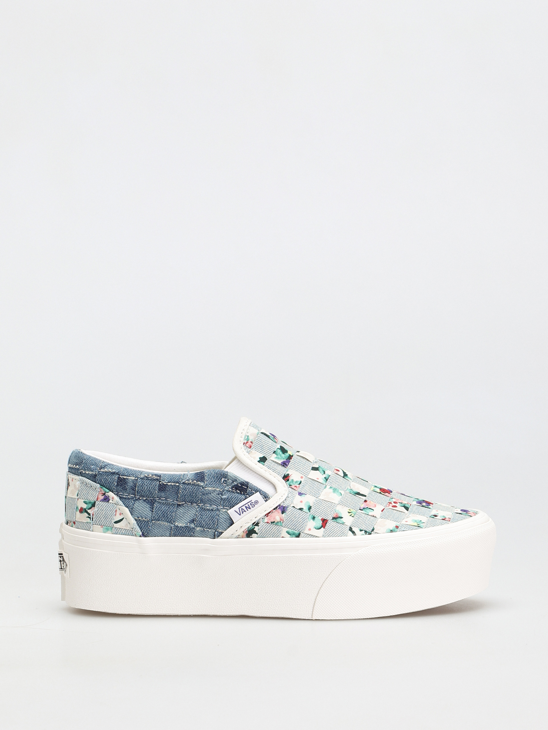 Vans Classic Slip On Stackform Cipők (woven/denim/floral)