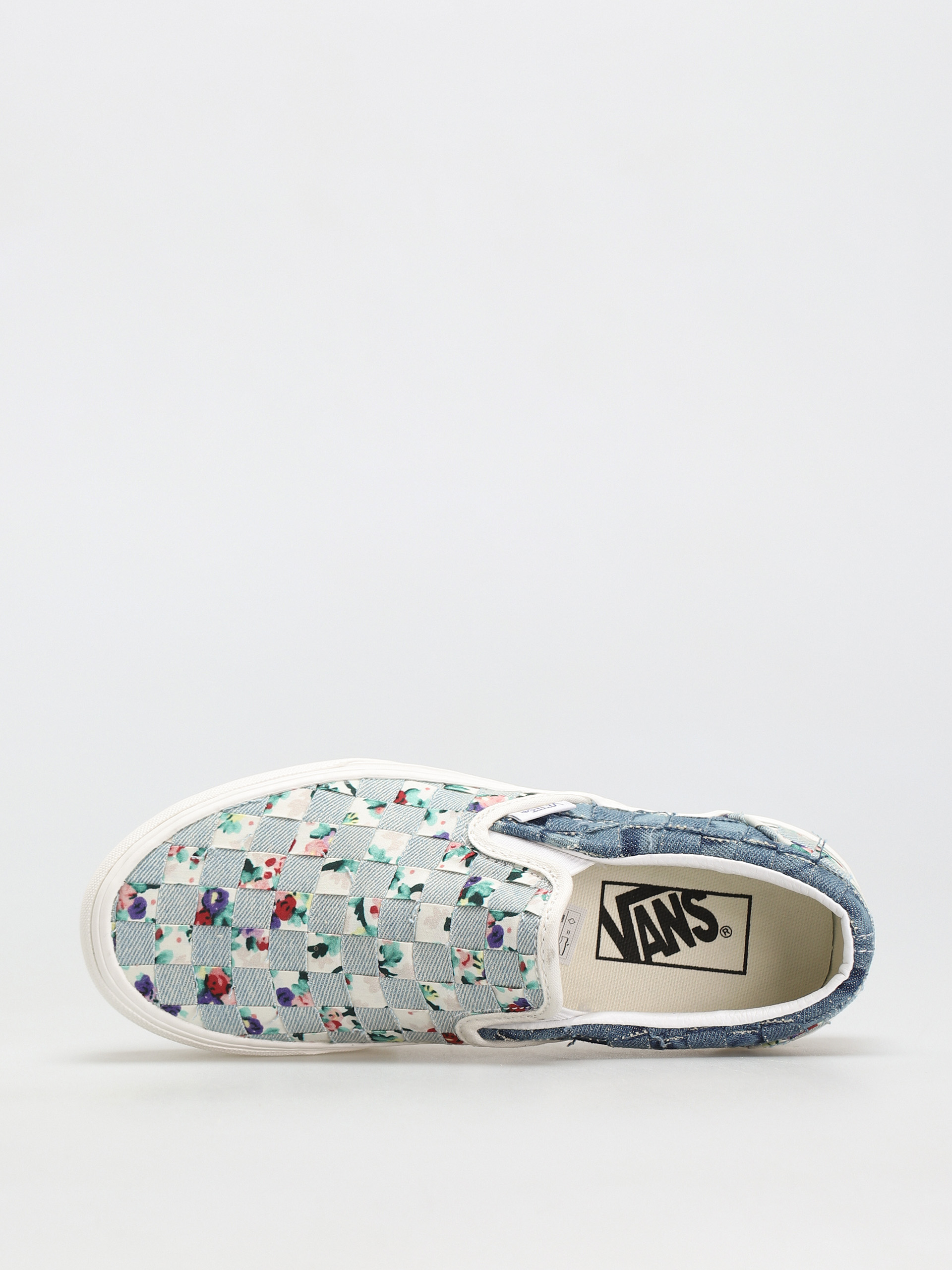 Vans Classic Slip On Stackform Cipők (woven/denim/floral)