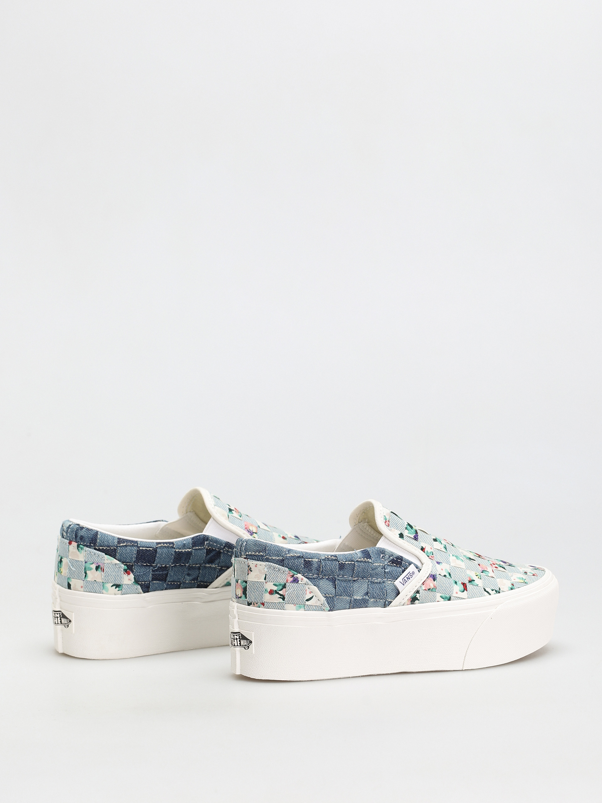 Vans Classic Slip On Stackform Cipők (woven/denim/floral)