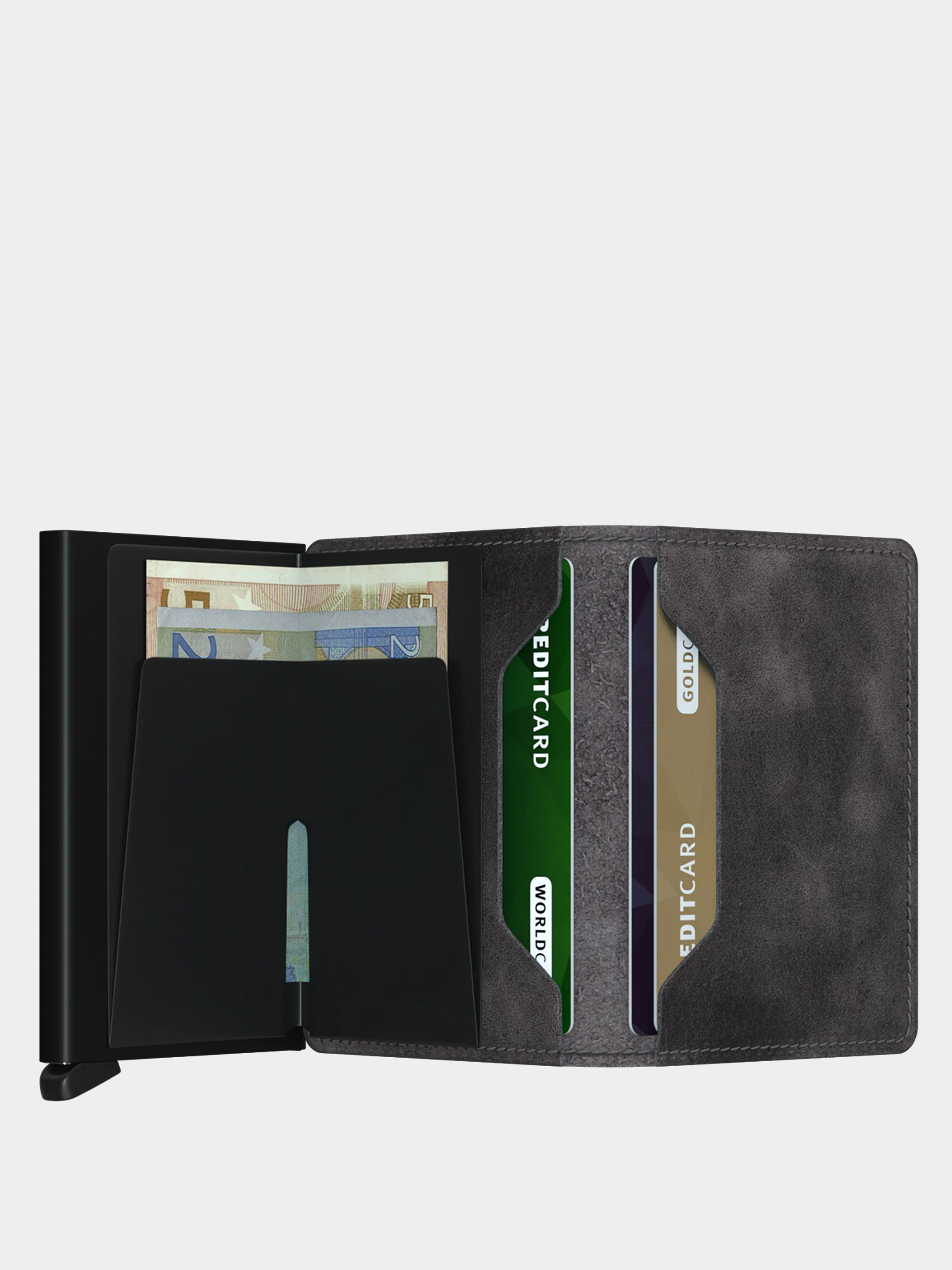 Secrid Slimwallet Pénztárca (vintage grey/black)