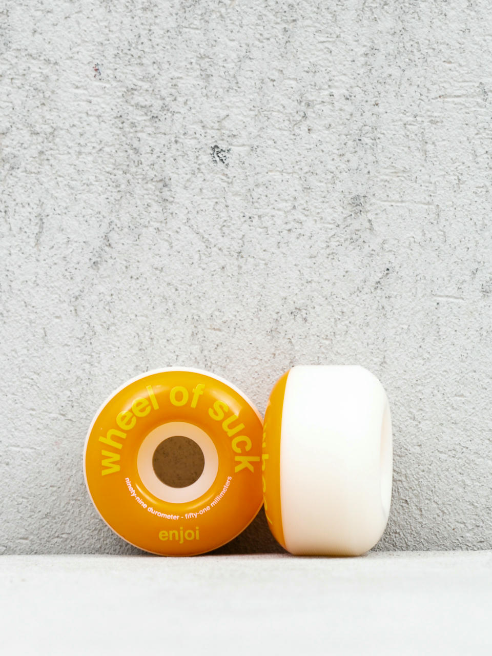 Enjoi Wheel Of Suck Gördeszka kerék (white/orange)