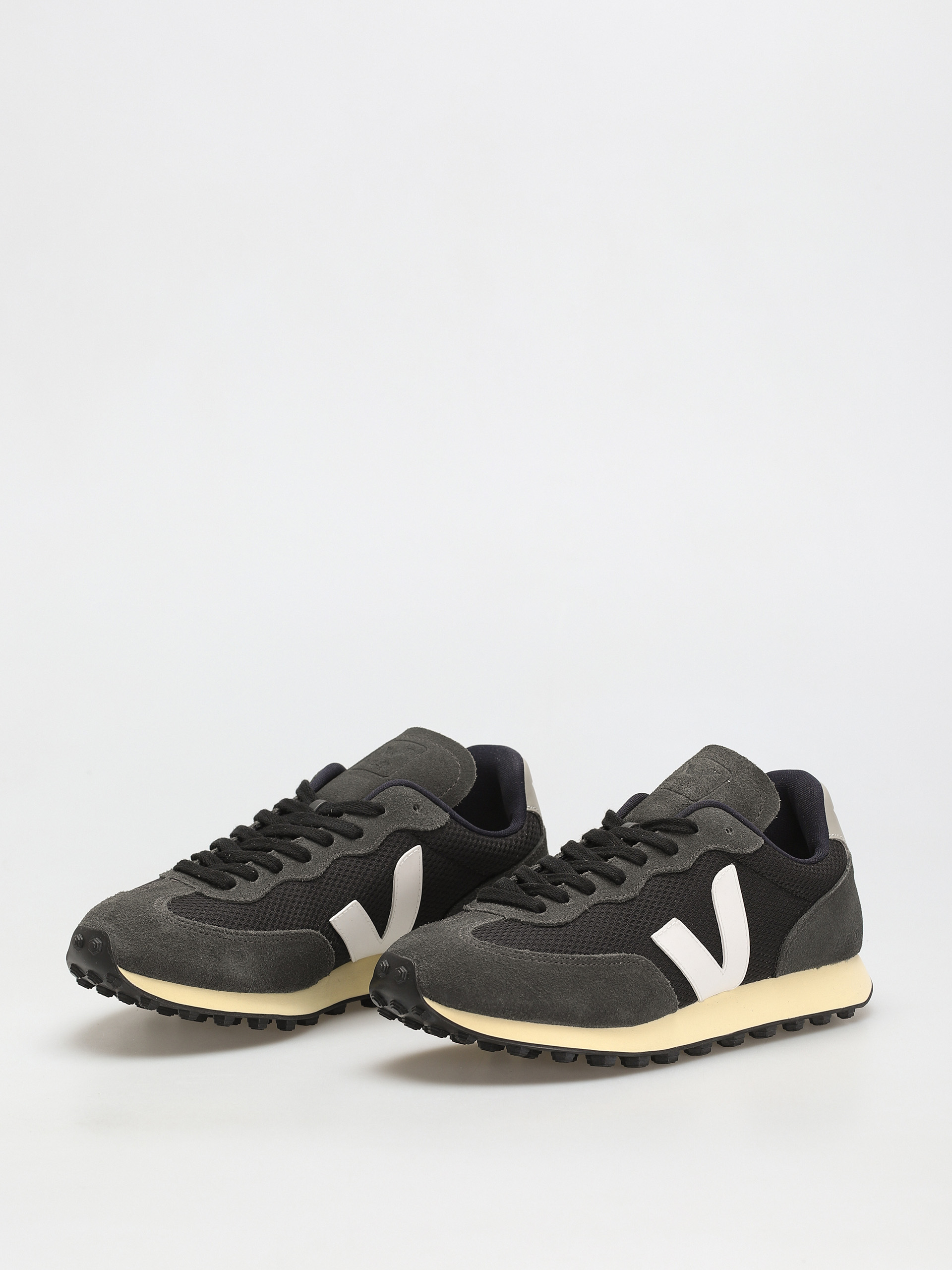 Veja Rio Branco Cipők (black white oxford grey)