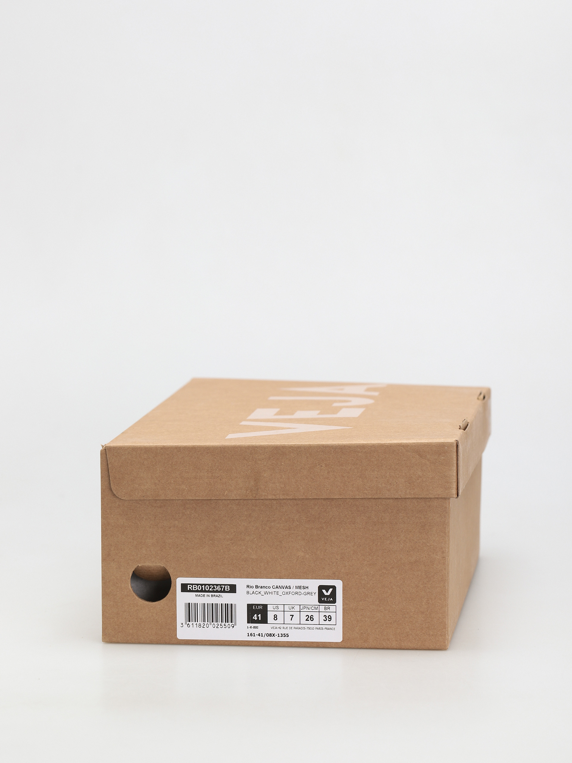 Veja Rio Branco Cipők (black white oxford grey)