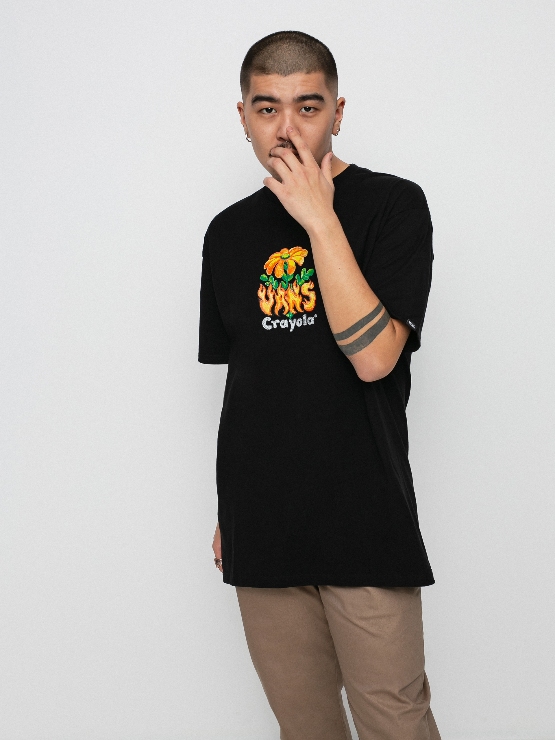 Vans X Crayola Hot Flower póló (black)
