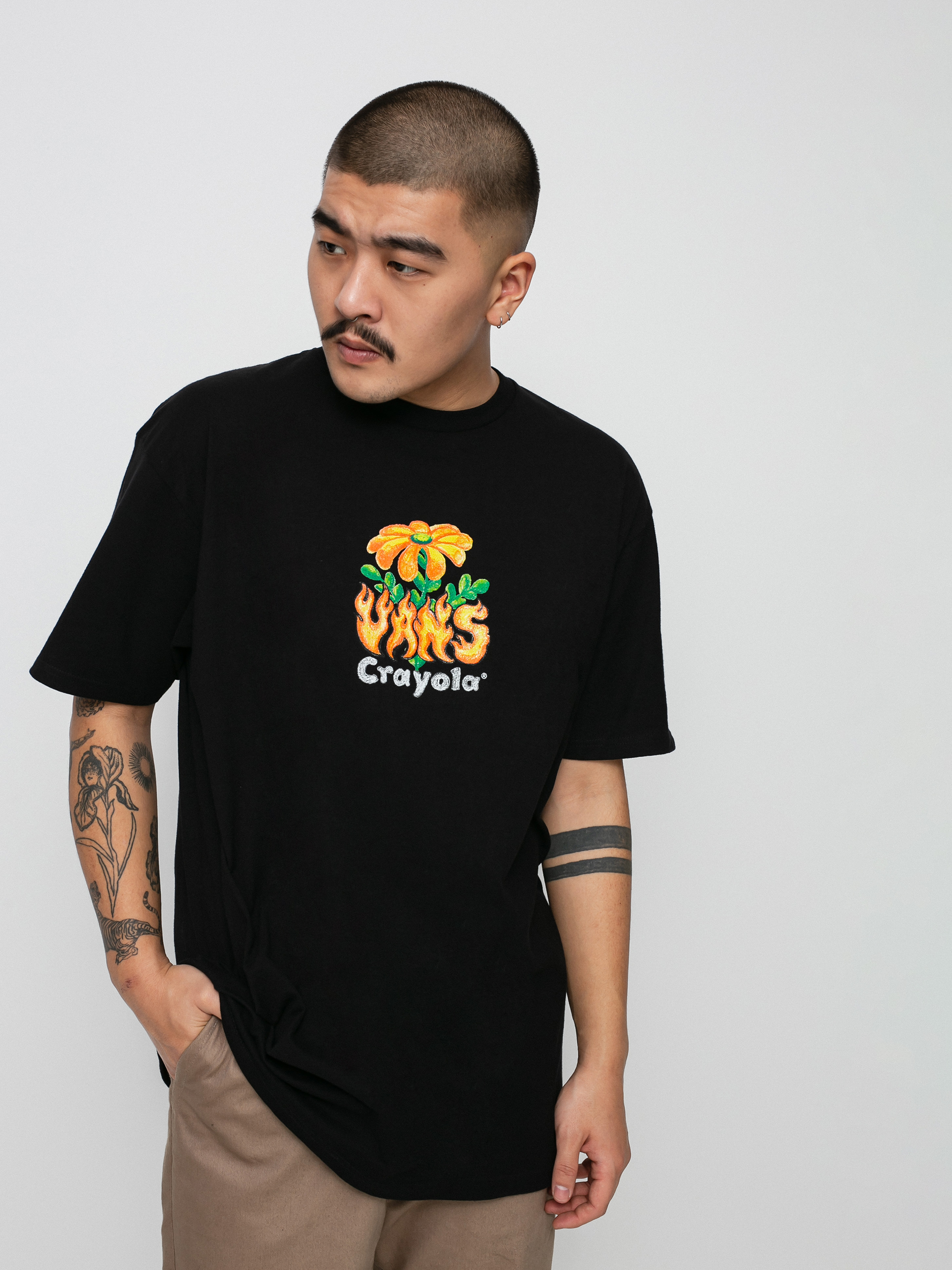 Vans X Crayola Hot Flower póló (black)