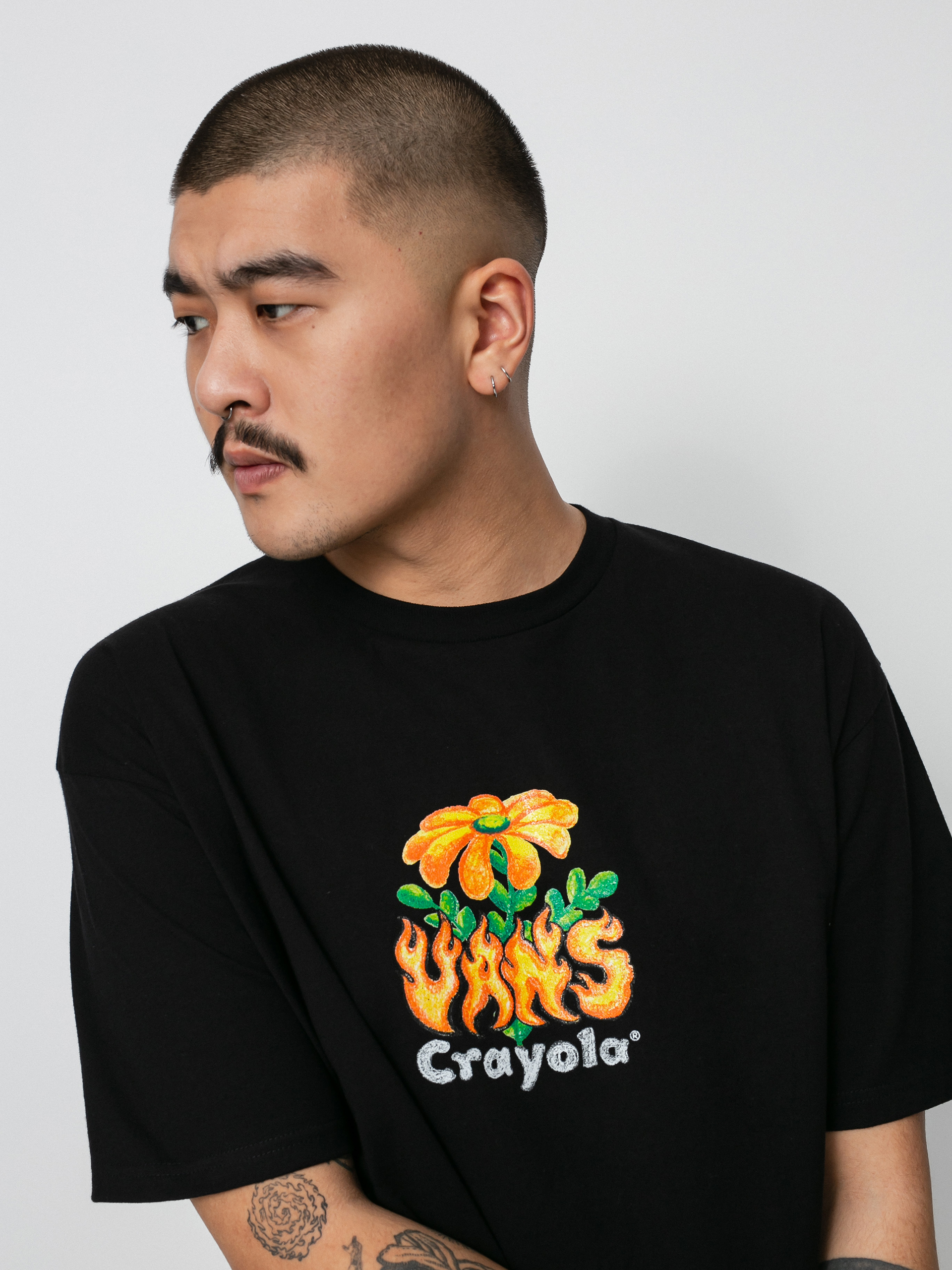 Vans X Crayola Hot Flower póló (black)