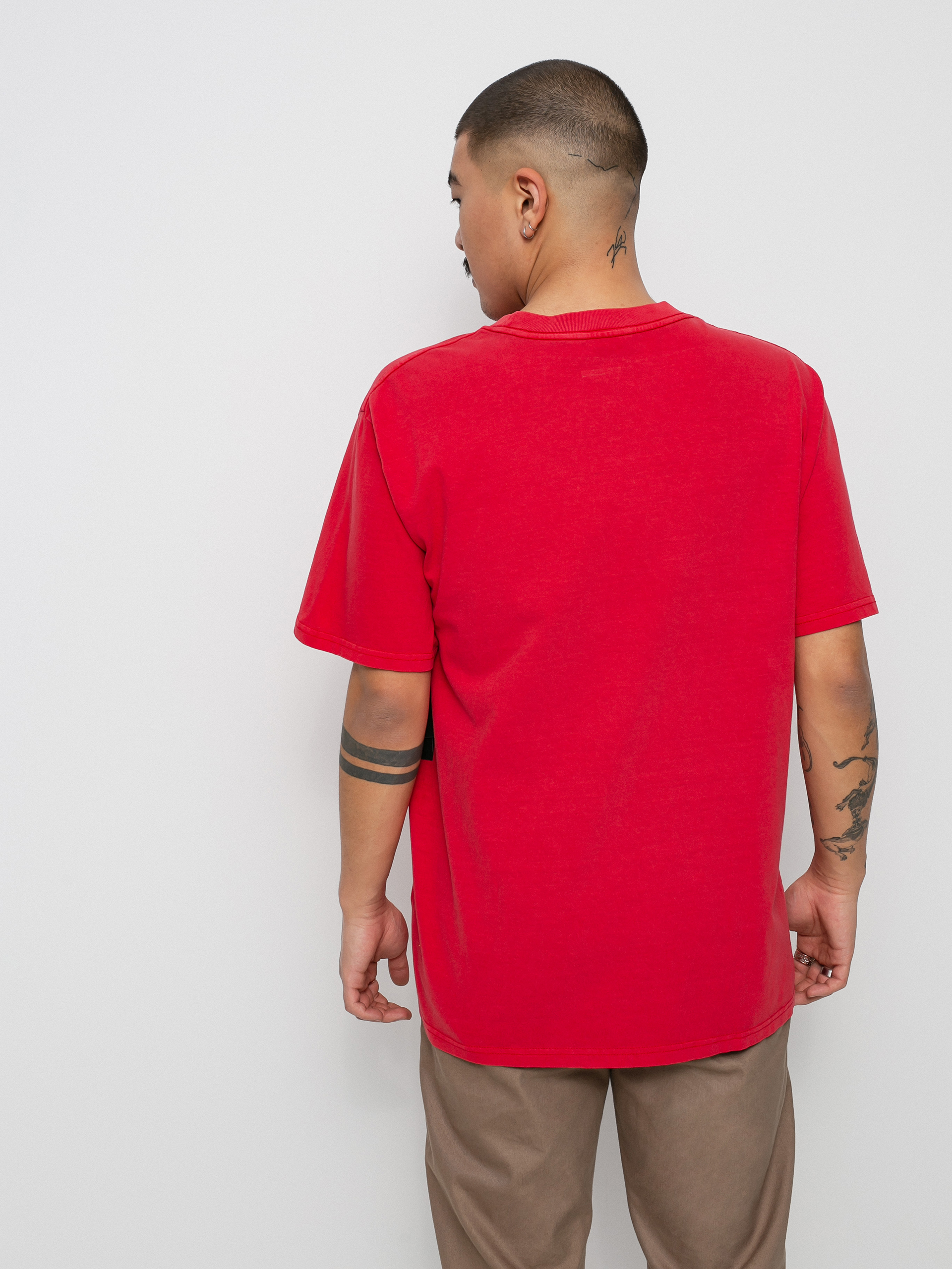 RVCA Rvca Balance Block póló (cherry)