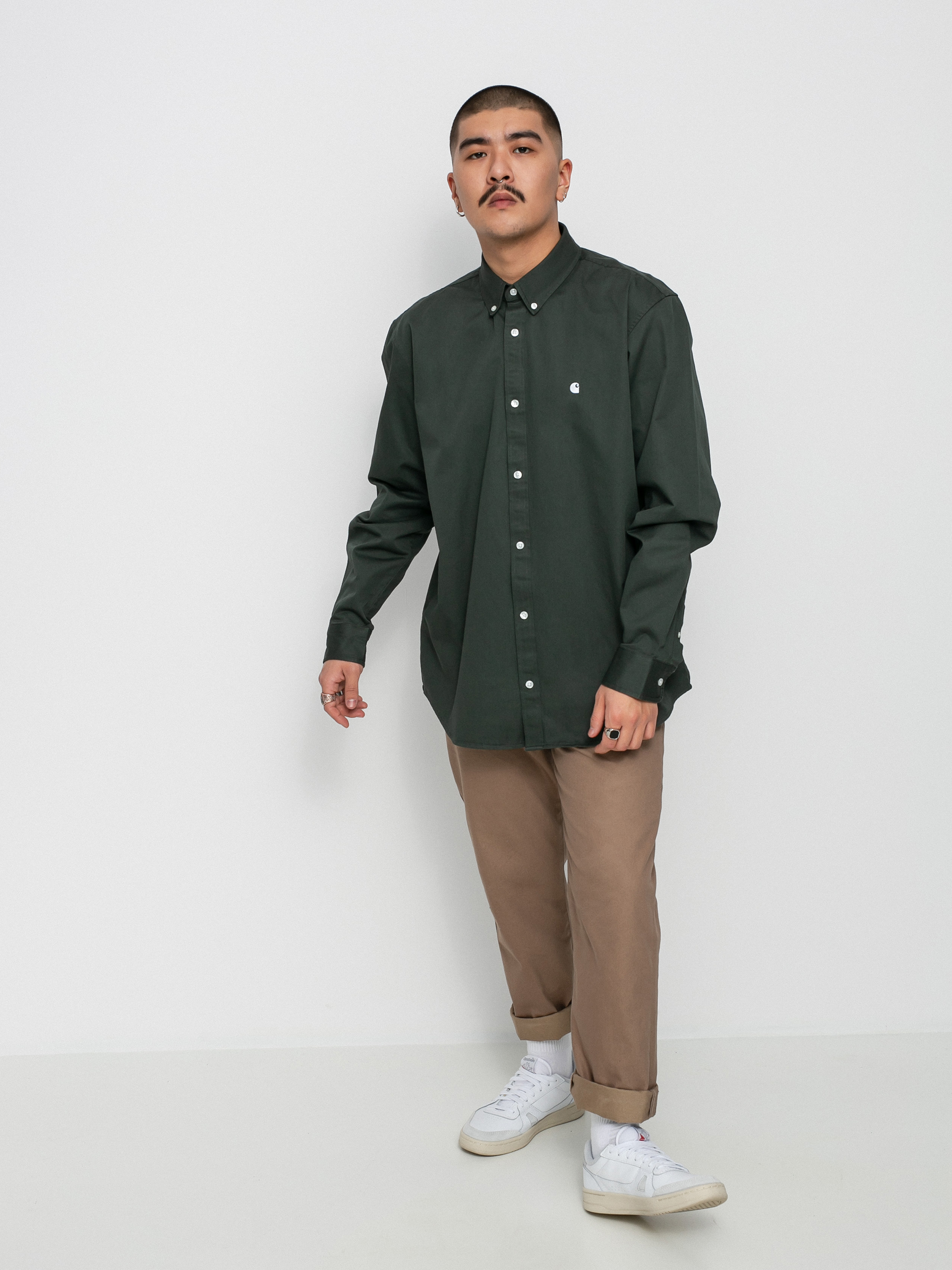 Carhartt WIP Madison Ing (hemlock green/white)