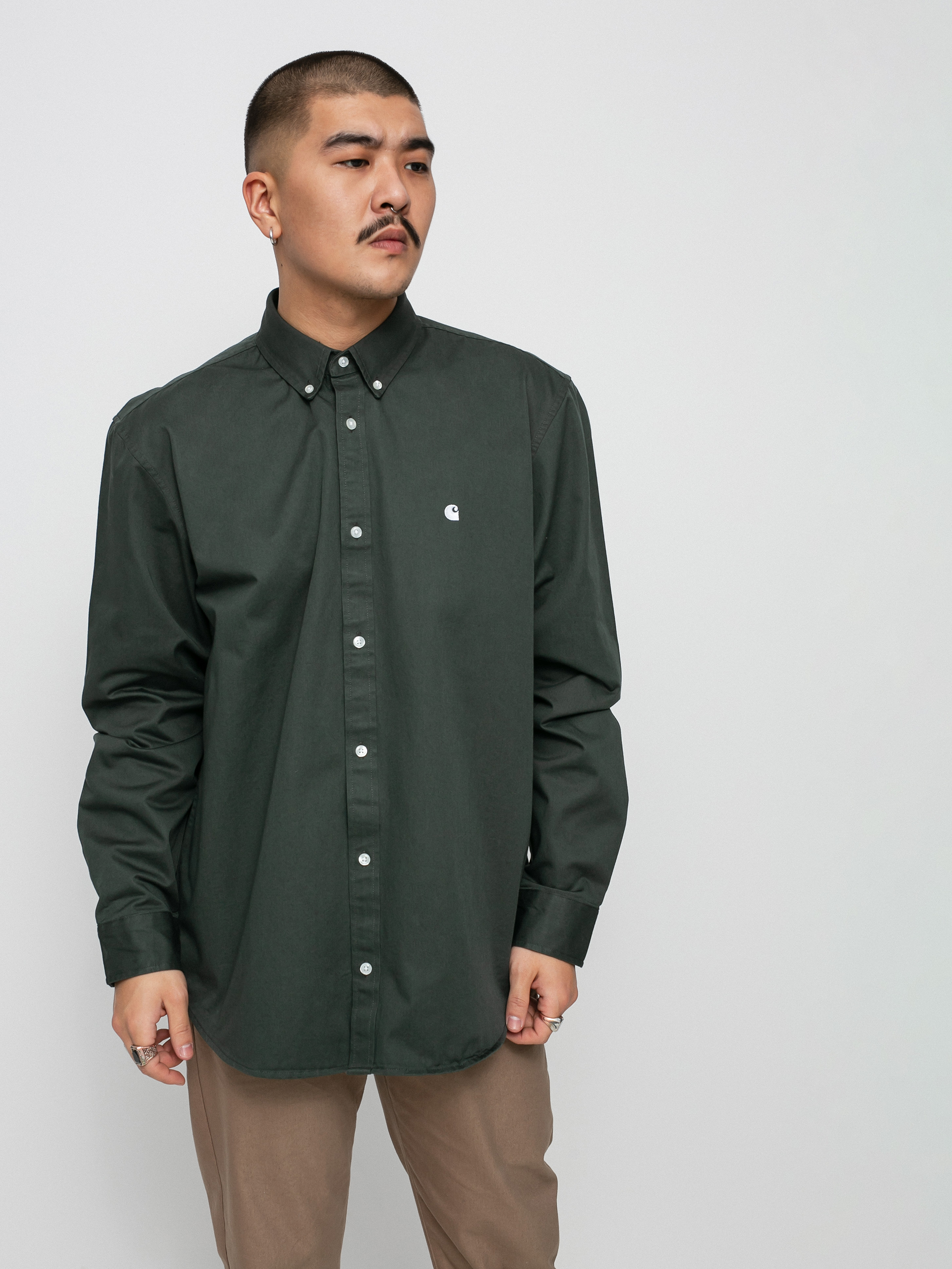 Carhartt WIP Madison Ing (hemlock green/white)
